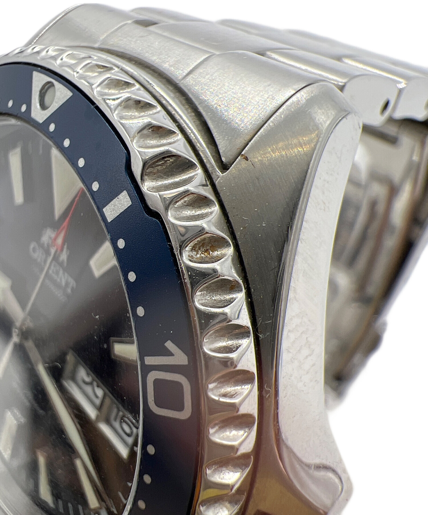 ORIENT 自動巻き 腕時計 ブルー　RF-AB0F09L中古【子猫】 ORIENT 自動巻き 腕時計 ブル RF AB0F09L中古 子猫様専用 フェラー