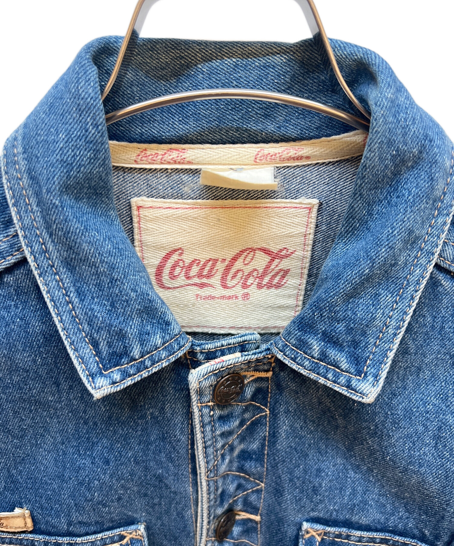 中古・古着通販】Coca Cola (コカコーラ) デニムジャケット ブルー