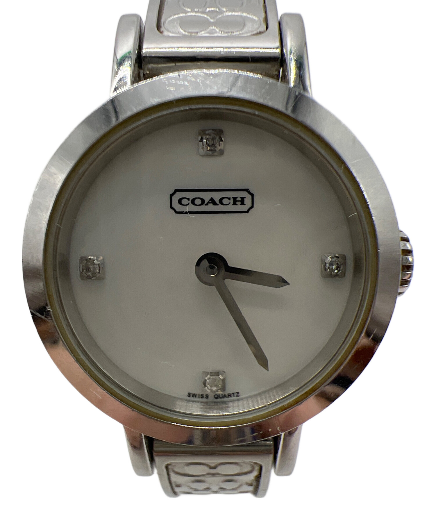 中古・古着通販】COACH (コーチ) 腕時計 ホワイト｜ブランド・古着通販