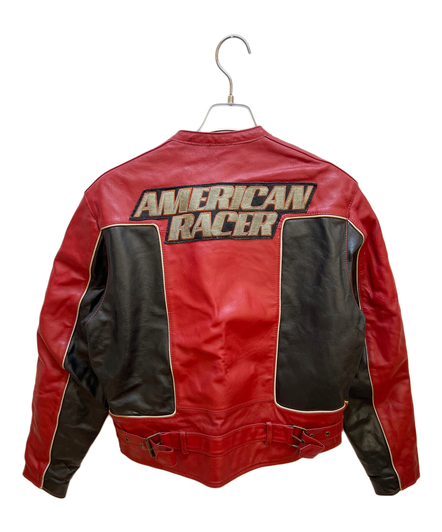 D*G様 Harley-Davidson レザージャケット ブラック レッド 中古・古着通販】HARLEY-DAVIDSON (ハーレーダビッドソン) レザー