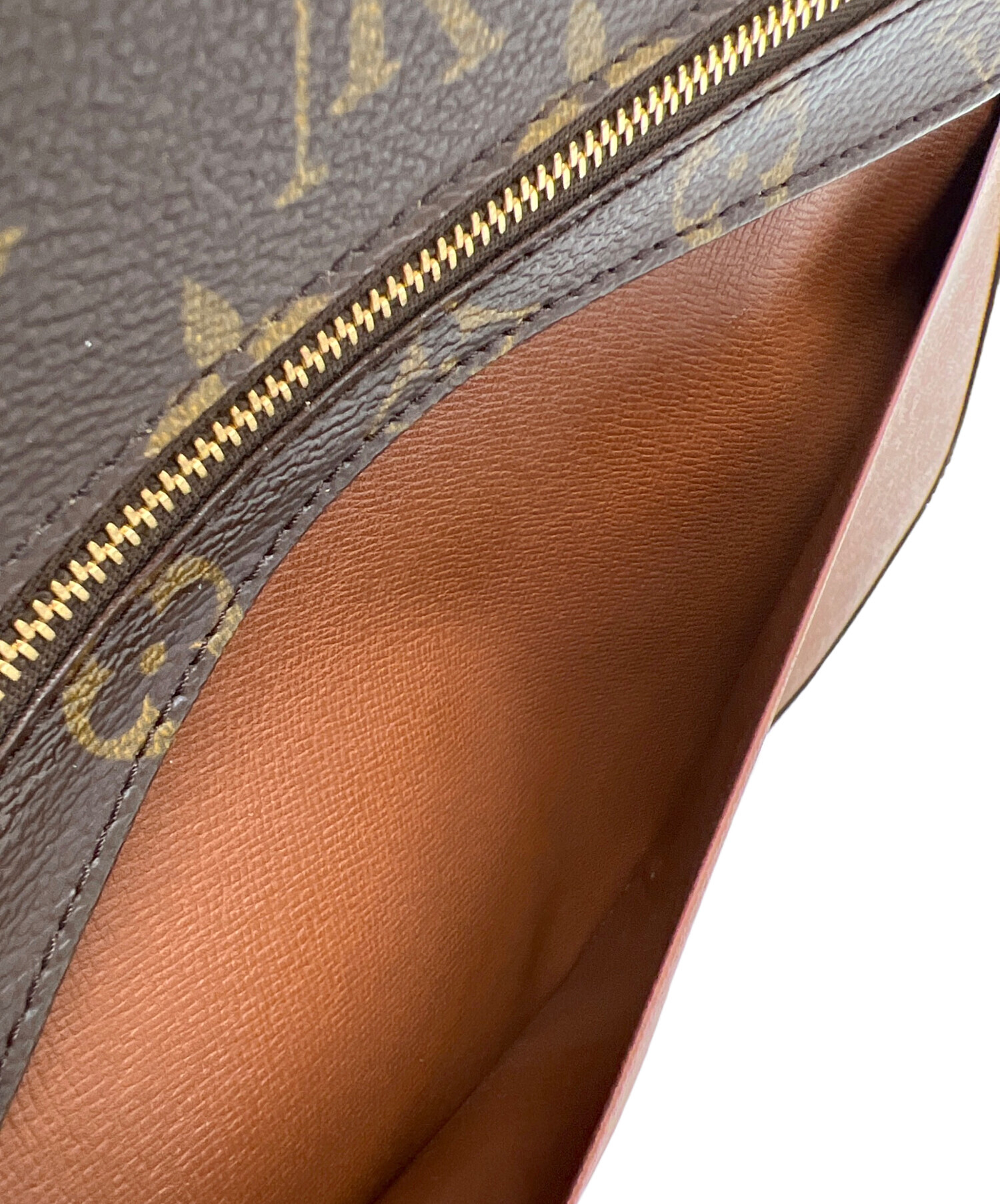 M05/005 ルイヴィトン クラッチバッグ ブラウン系 中古・古着通販】LOUIS VUITTON (ルイ ヴィトン) クラッチバッグ