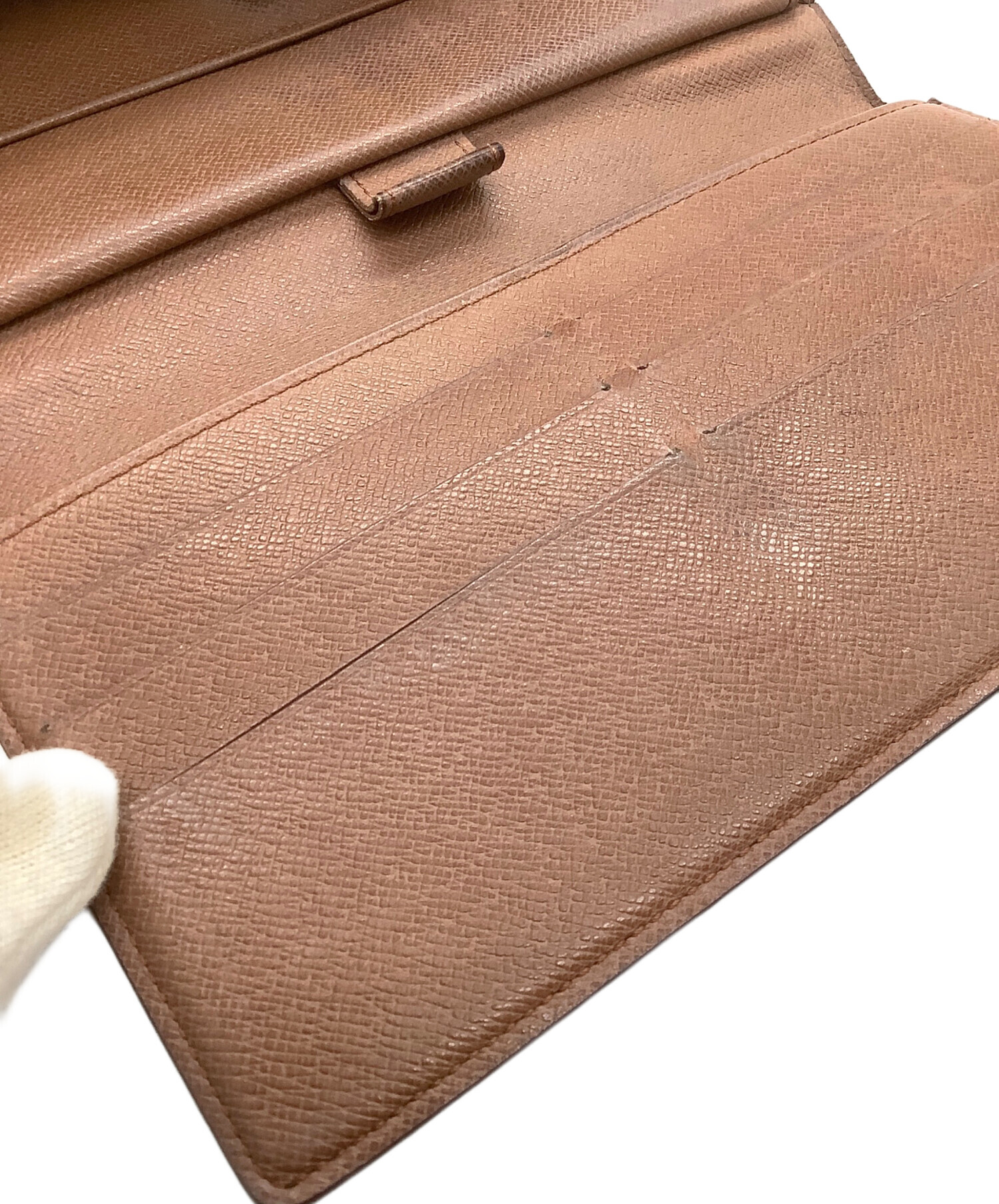 中古・古着通販】LOUIS VUITTON (ルイ ヴィトン) 3つ折り財布 ブラウン