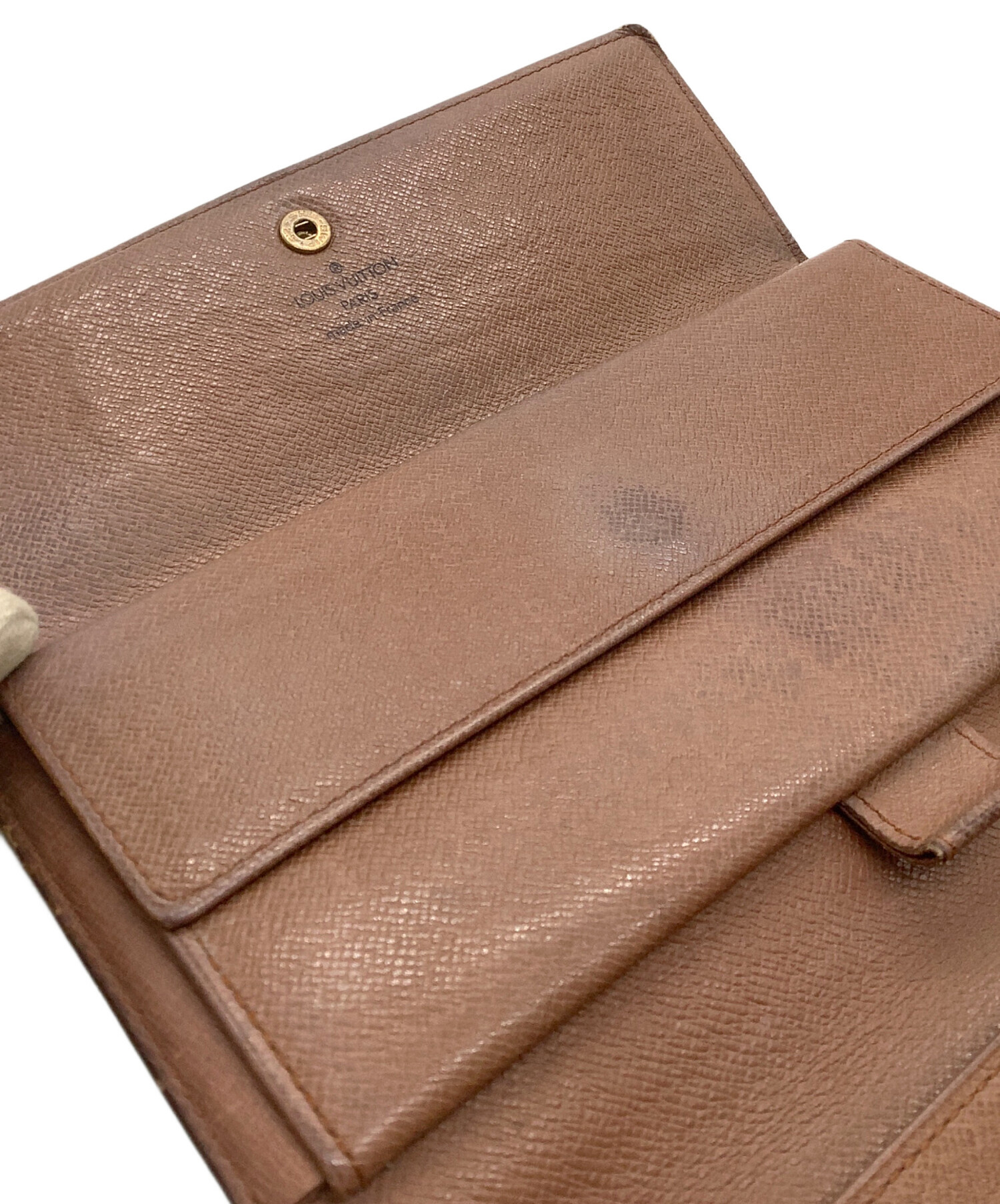 中古・古着通販】LOUIS VUITTON (ルイ ヴィトン) 3つ折り財布 ブラウン