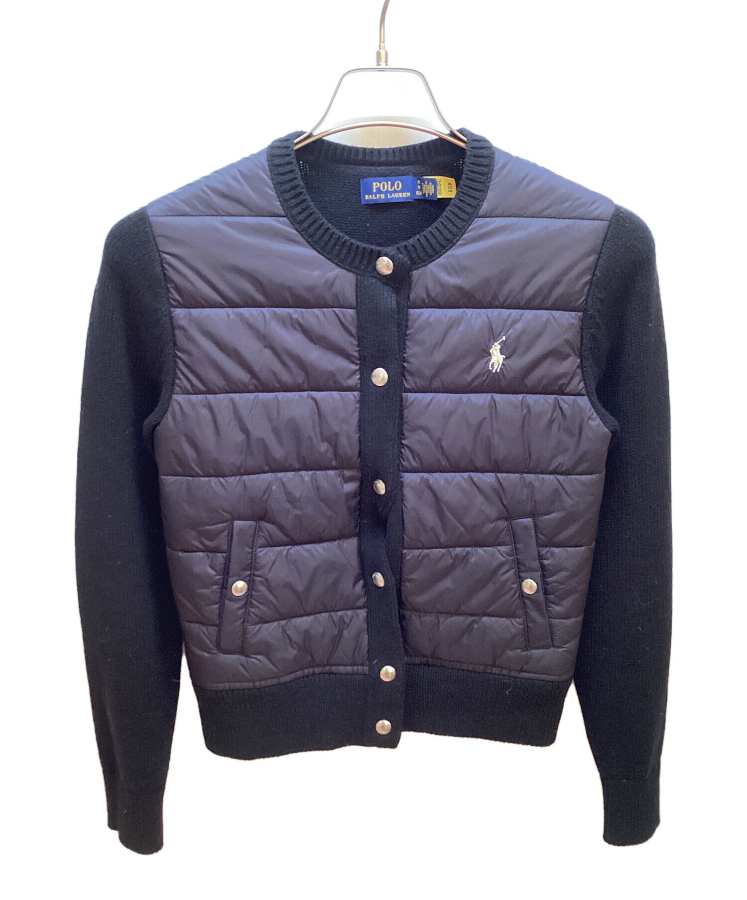 【未使用品】ポロ　ラルフローレン　ネイビー キルティングジャケット 150 中古・古着通販】POLO RALPH LAUREN (ポロ・ラルフローレン