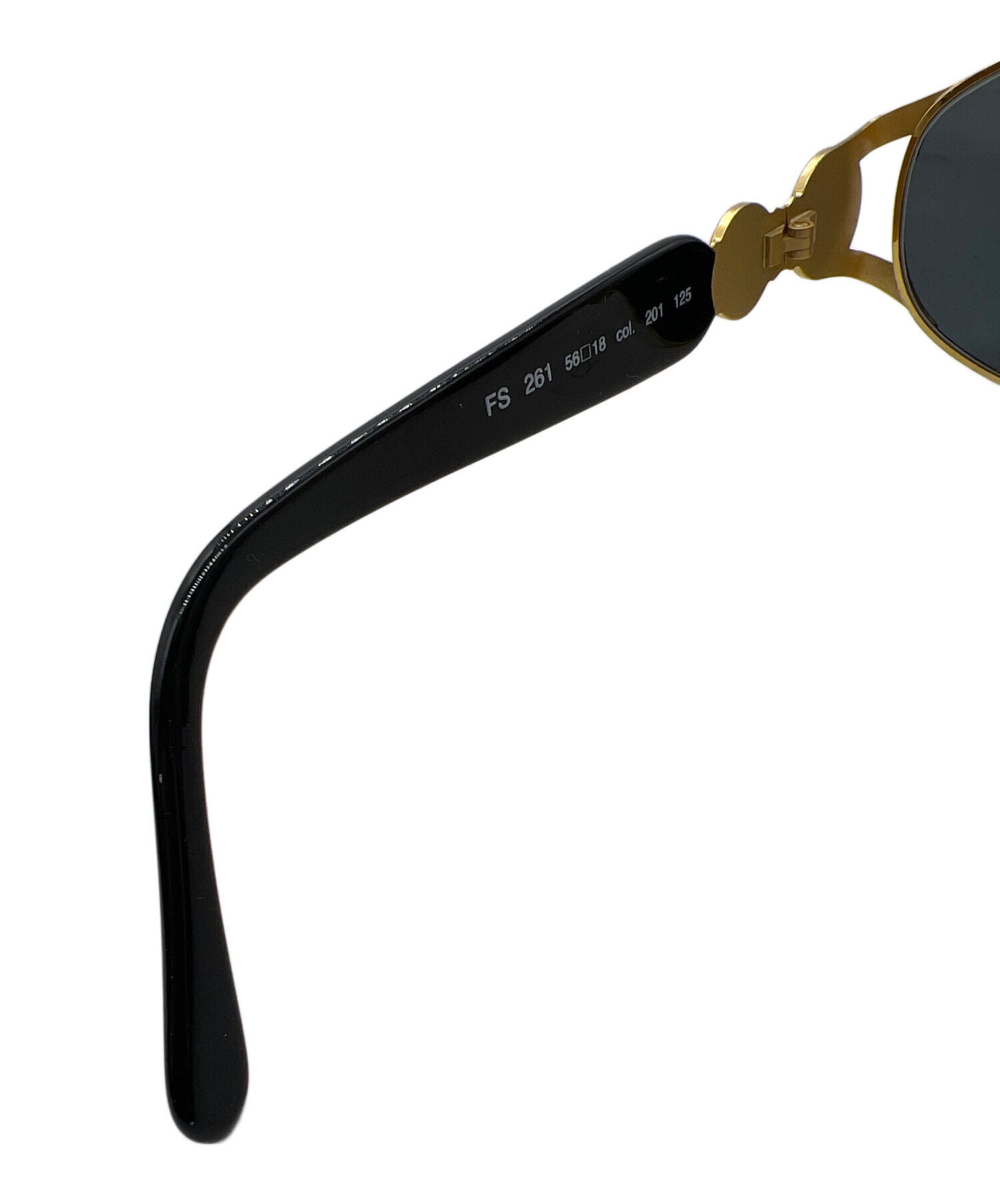 中古・古着通販】FENDI (フェンディ) サングラス ブラック×ゴールド