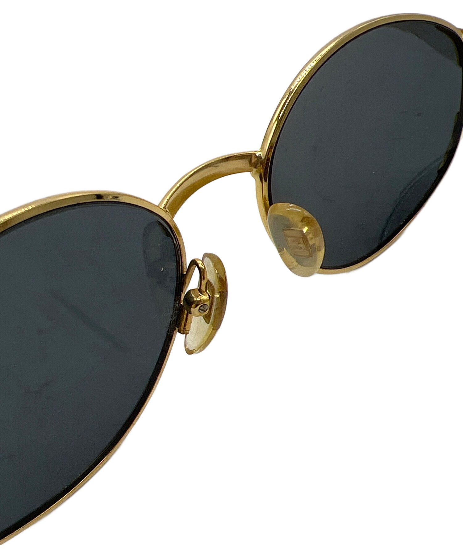 中古・古着通販】FENDI (フェンディ) サングラス ブラック×ゴールド