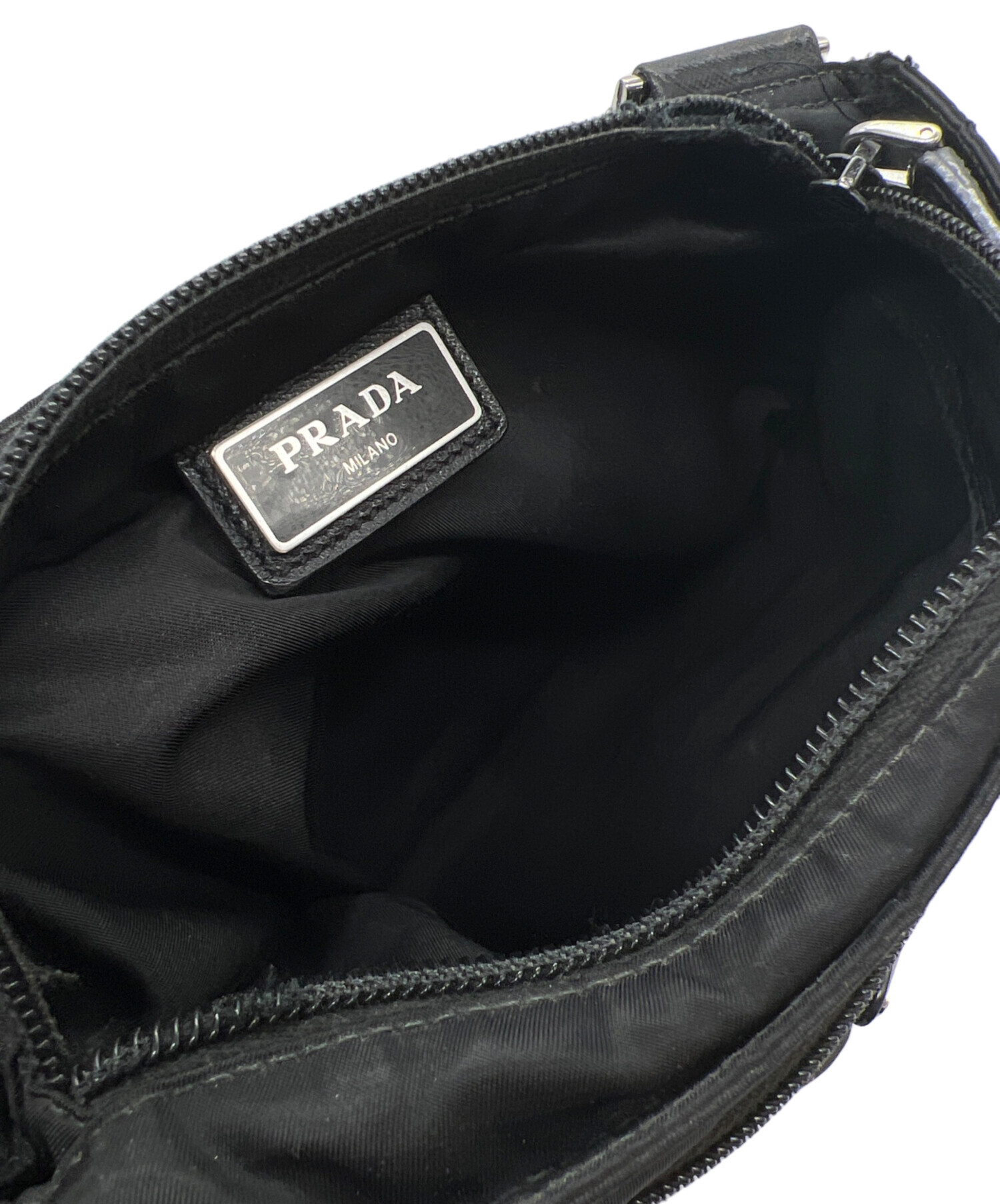 中古・古着通販】PRADA (プラダ) ショルダーバッグ ブラック｜ブランド