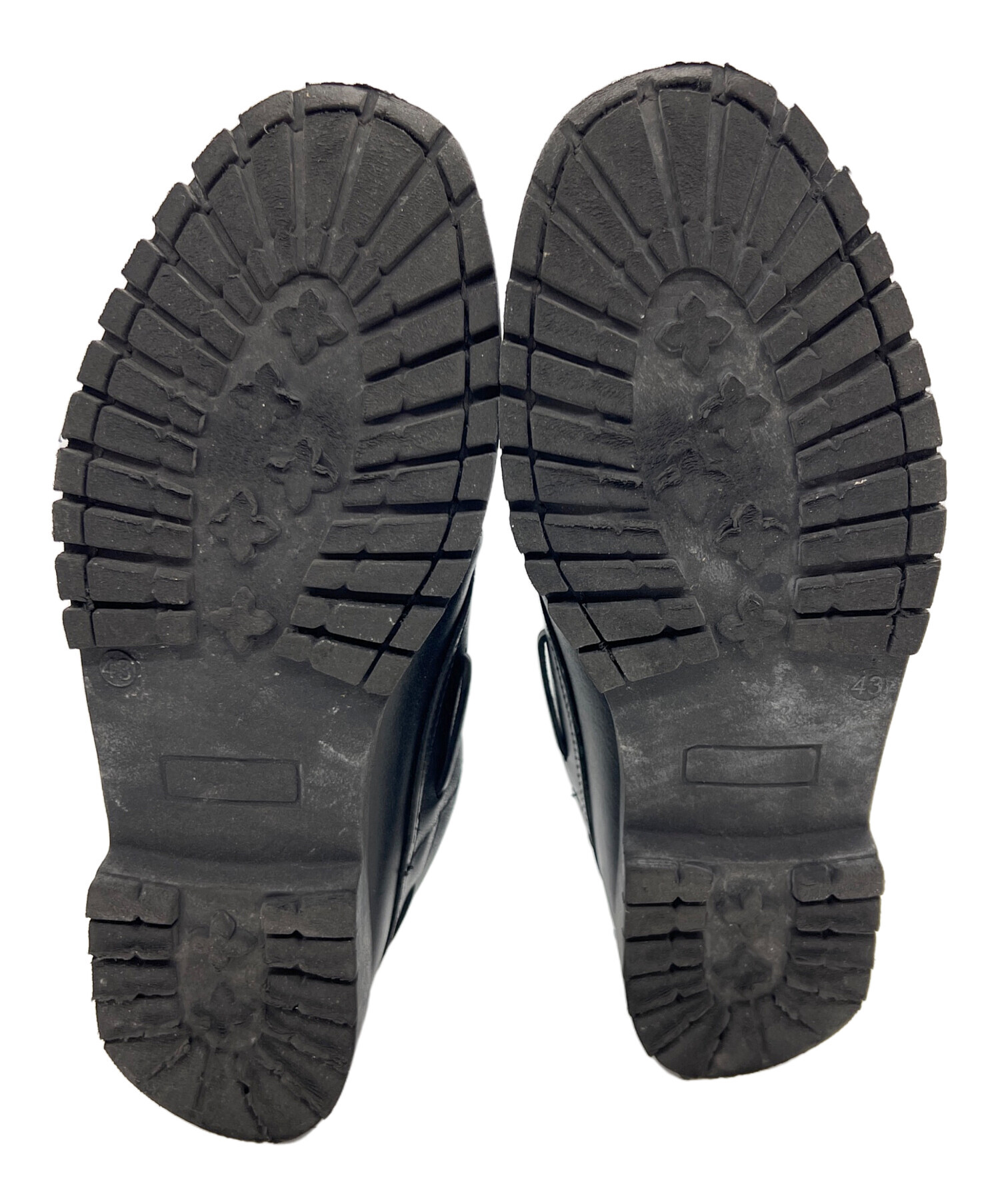 ARTESANOS×StevenAlan　3EYEモカシンデッキシューズ　40黒 中古・古着通販】artesanos for (アルテサノスフォー) STEVEN ALAN