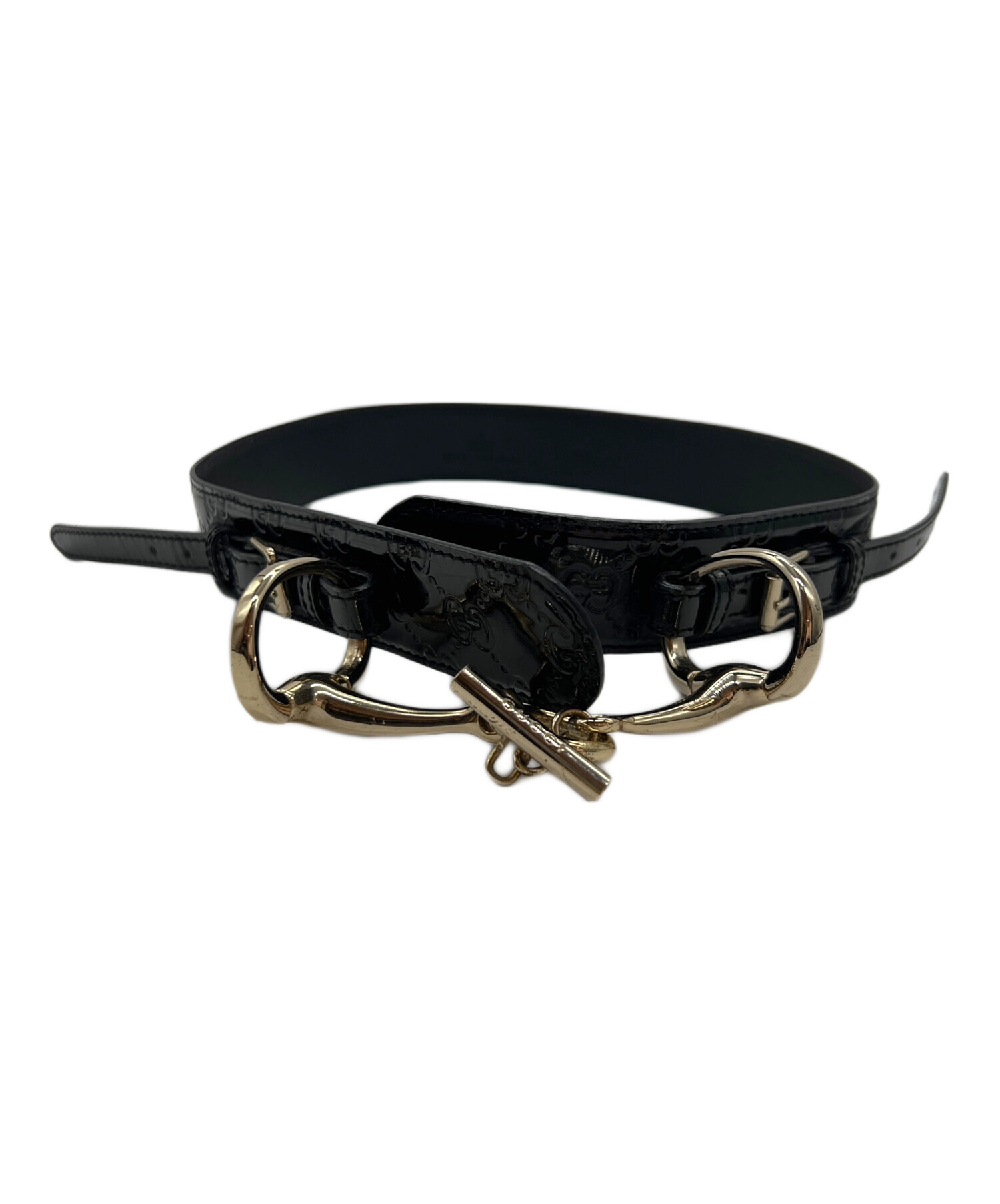 美品❤︎GUCCI グッチ ホースビット ベルト ブラック ゴールド 楽天市場】グッチ GUCCI レザー ホースビット ベルト 488939 ブラック