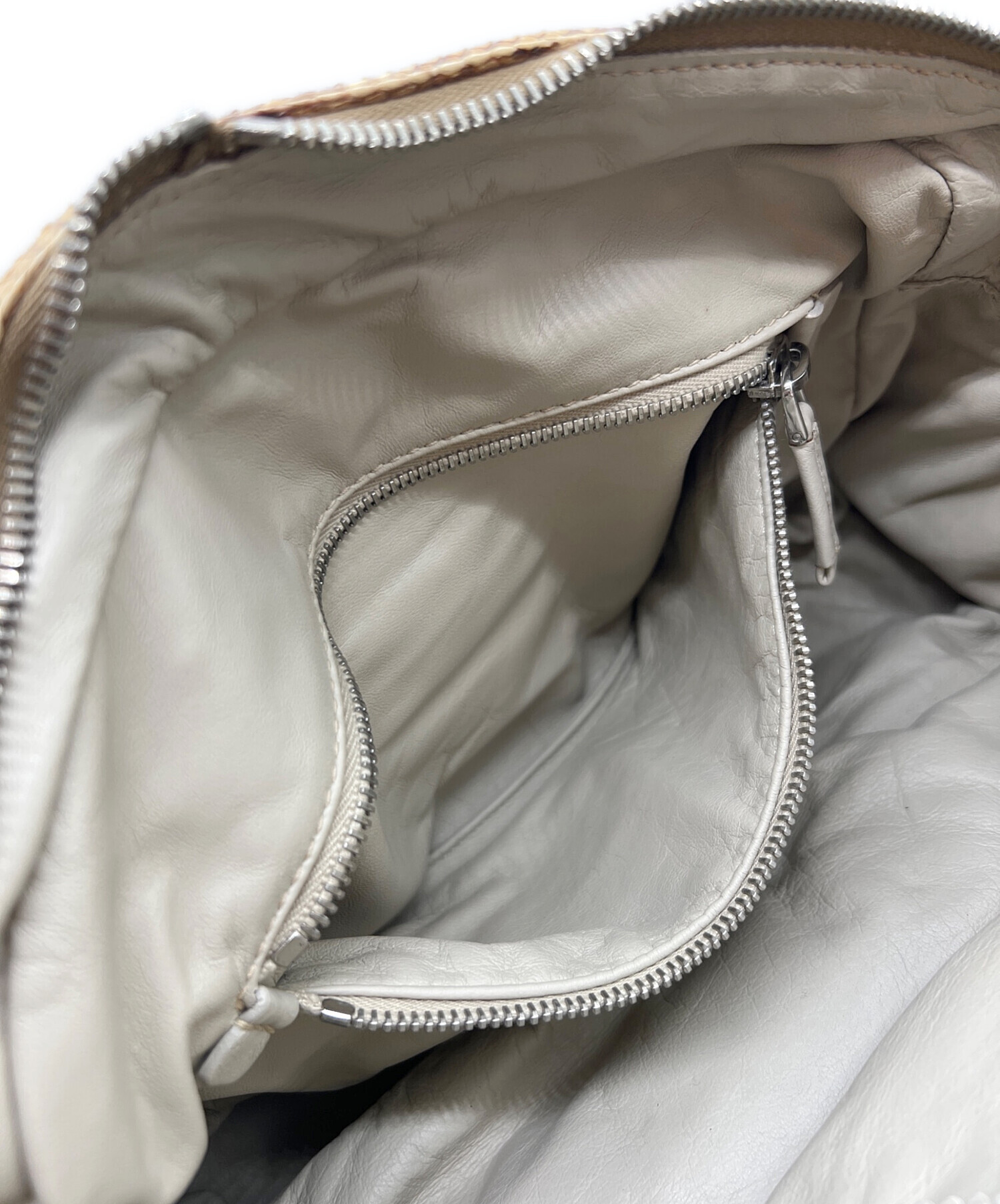 中古・古着通販】PRADA (プラダ) トートバッグ ベージュ｜ブランド