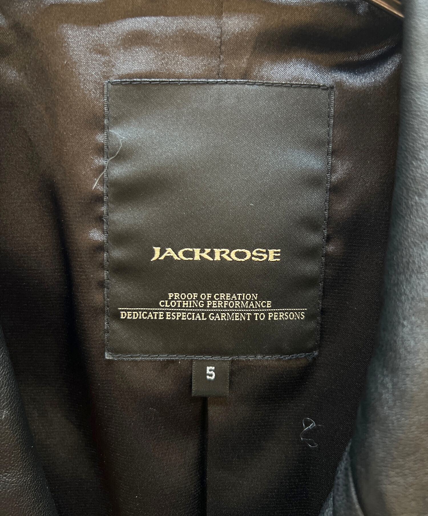 中古・古着通販】JACKROSE (ジャックローズ) ライダースジャケット