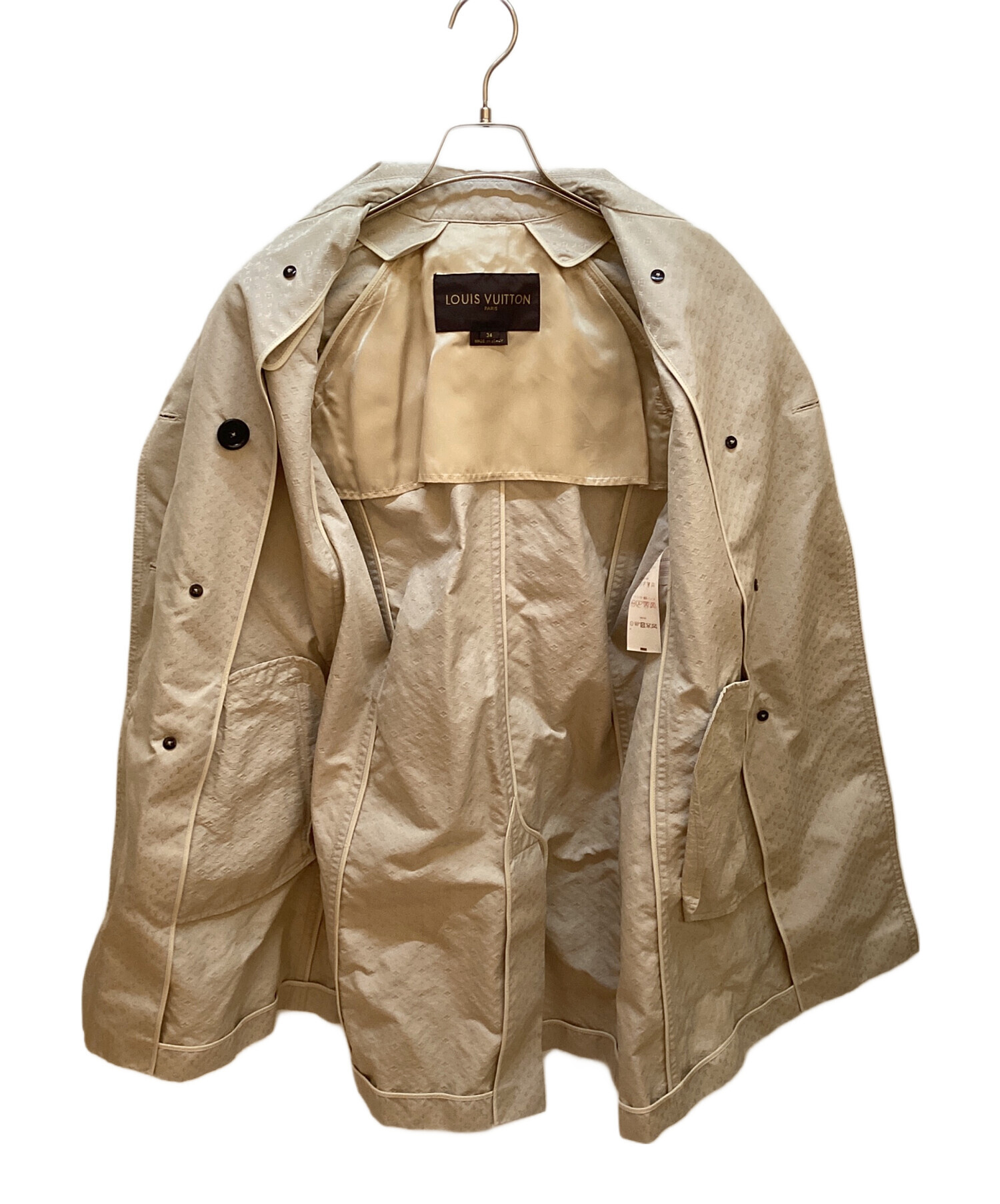 中古・古着通販】LOUIS VUITTON (ルイ ヴィトン) モノグラムトレンチ