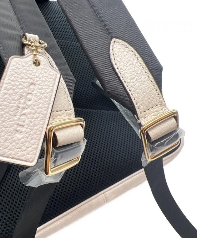中古・古着通販】COACH (コーチ) リュック/シグネチャー ベージュ