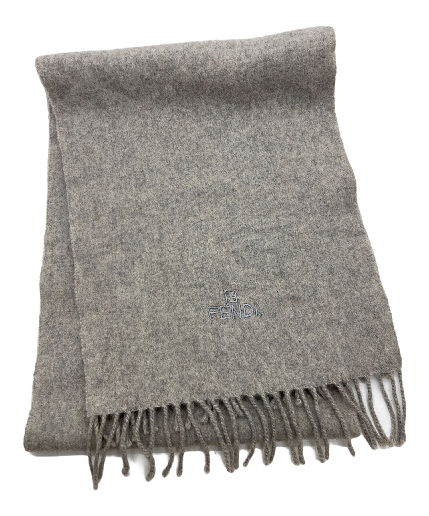 中古・古着通販】FENDI (フェンディ) マフラー グレー｜ブランド・古着