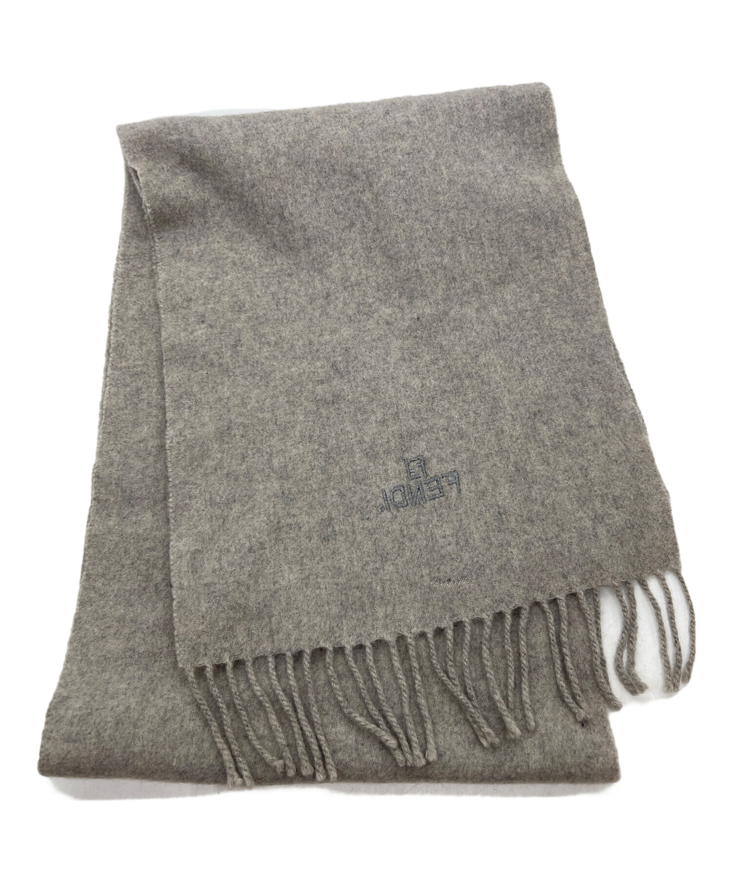 中古・古着通販】FENDI (フェンディ) マフラー グレー｜ブランド・古着