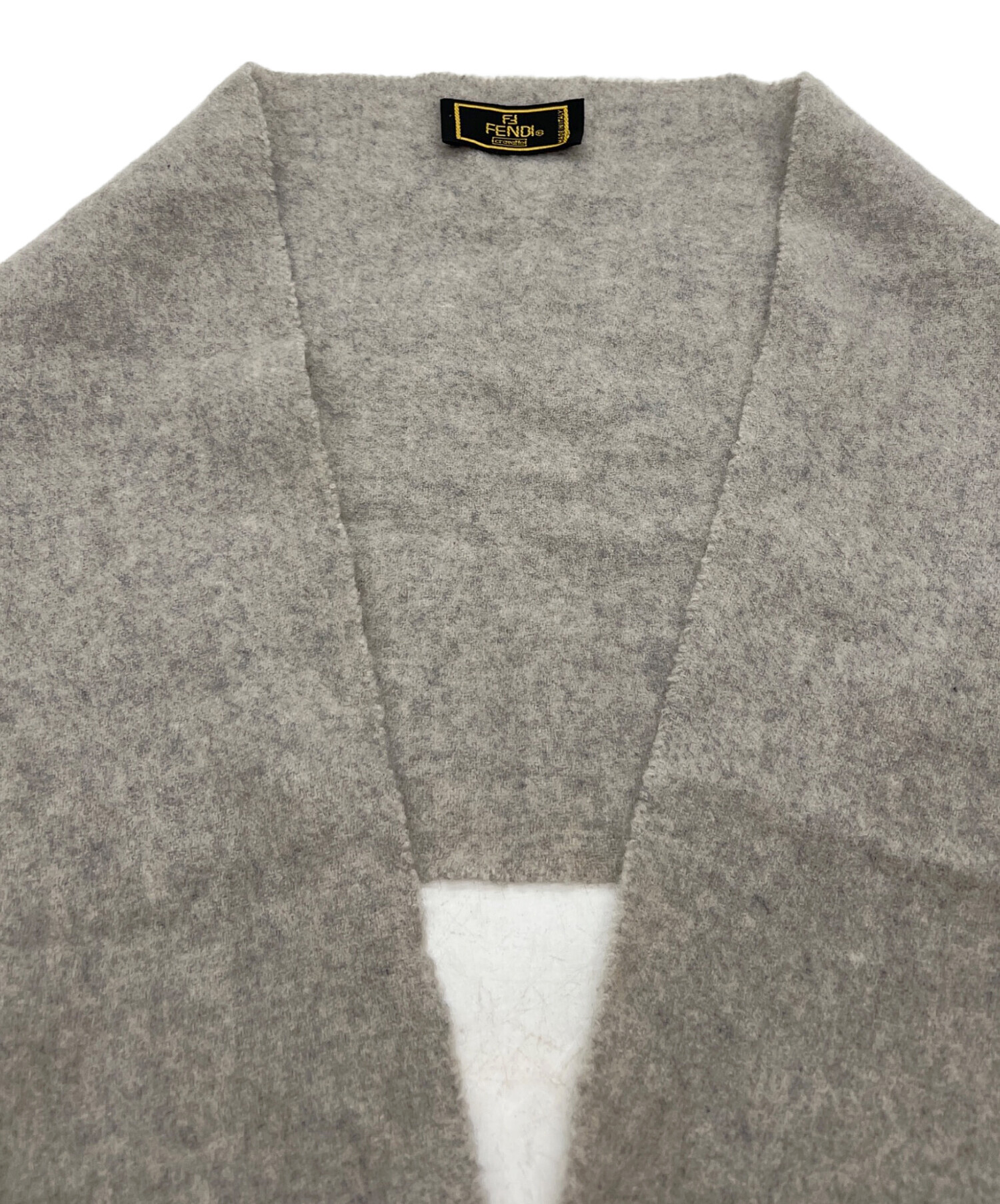 中古・古着通販】FENDI (フェンディ) マフラー グレー｜ブランド・古着