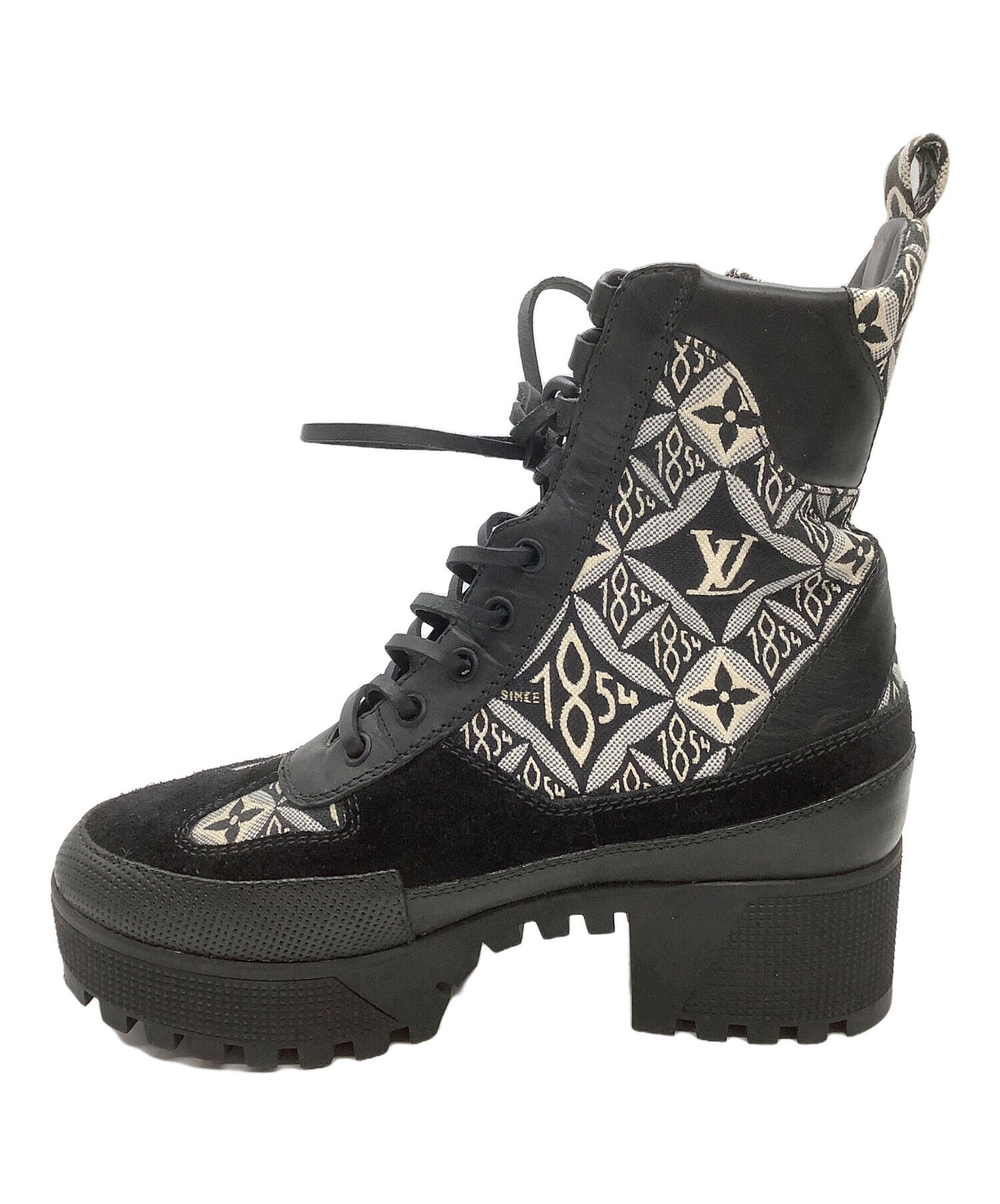 ＫAＬ　LOUIS VUITTON　ルイヴィトン　ローリエート ブーツ 中古・古着通販】LOUIS VUITTON (ルイ ヴィトン) アンクルブーツ
