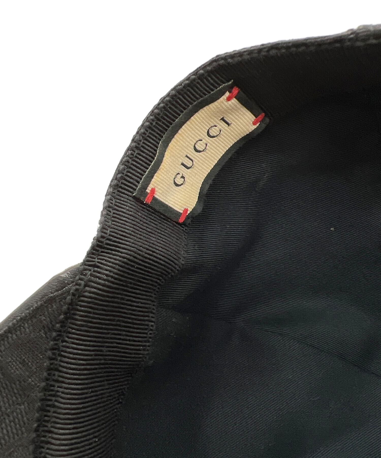 中古・古着通販】GUCCI (グッチ) キャップ ブラック｜ブランド・古着