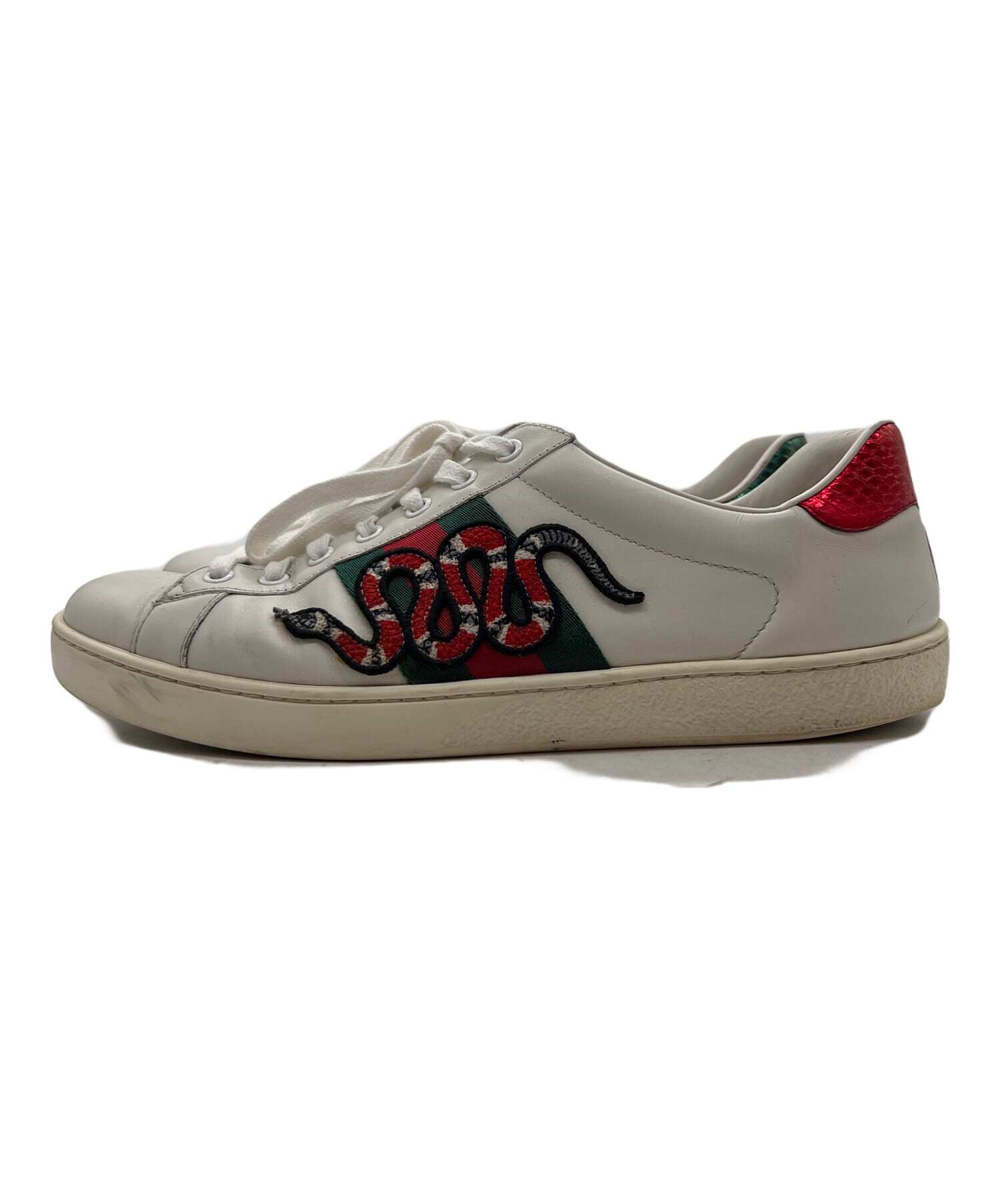 中古・古着通販】GUCCI (グッチ) ローカットスニーカー/エンブロイ 