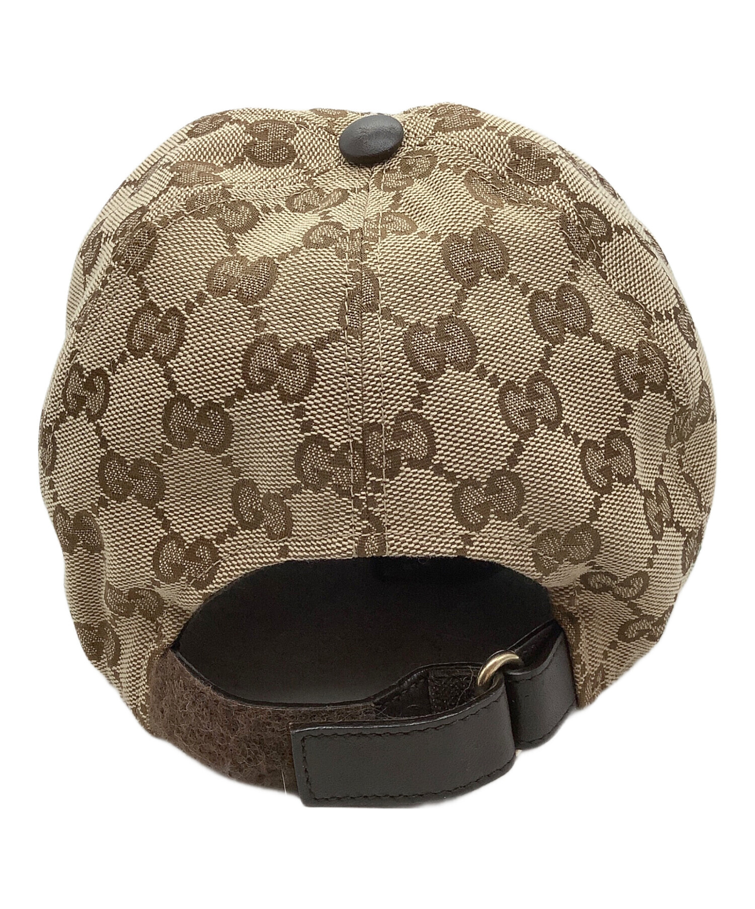 中古・古着通販】GUCCI (グッチ) キャップ ベージュ｜ブランド・古着