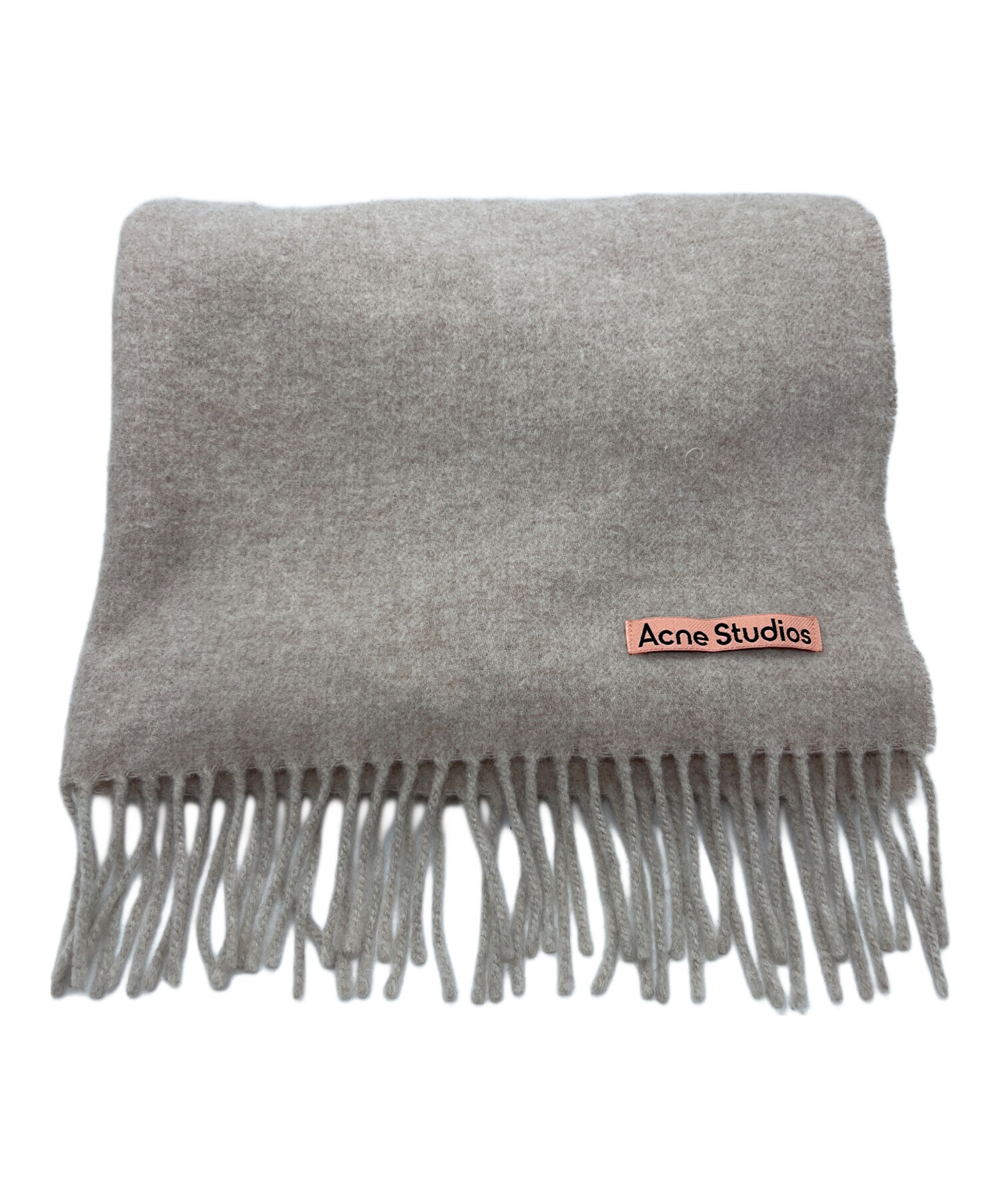 Acne Studios ベージュ マフラー ウール 中古・古着通販】Acne studios (アクネ ストゥディオス) ウール