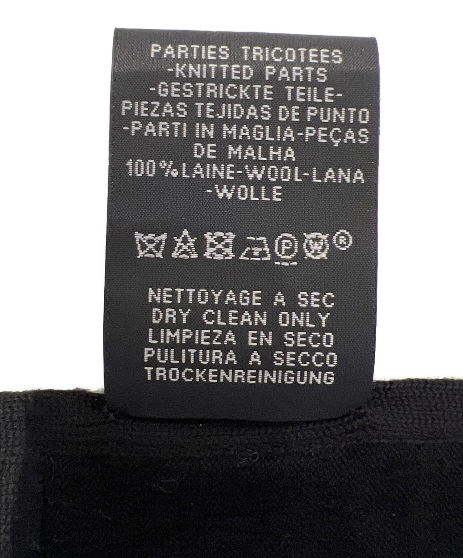 中古・古着通販】HERMES (エルメス) 大判スカーフ ブラック｜ブランド