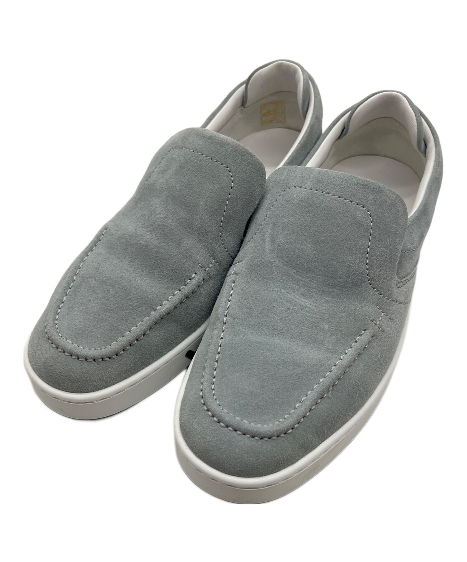 中古】HERMES(エルメス) スリッポン グレー HERMES(エルメス 