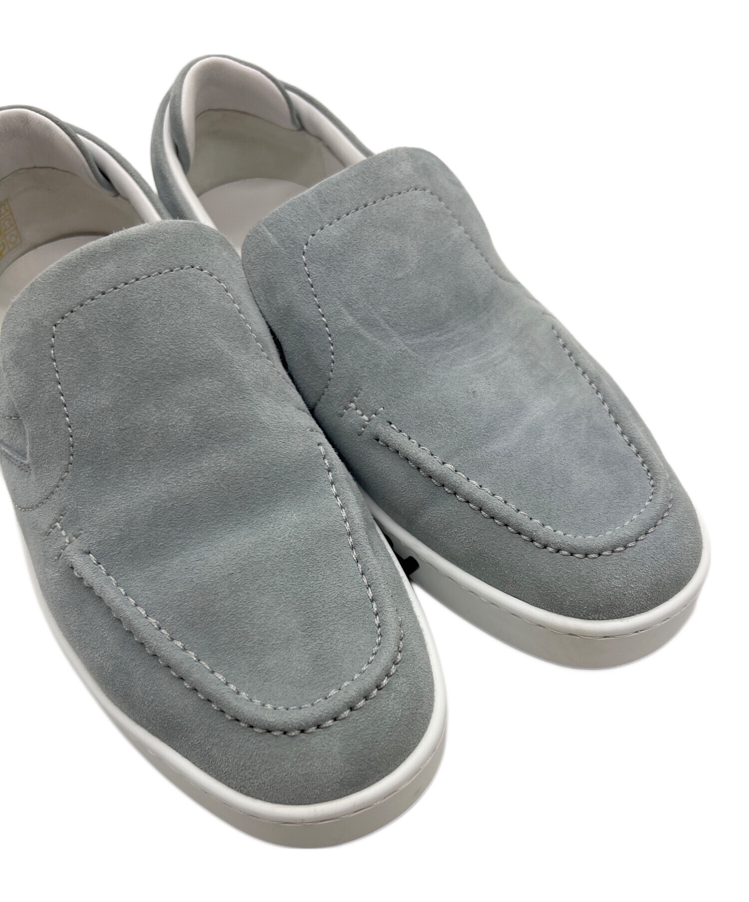 中古・古着通販】HERMES (エルメス) スリッポン グレー サイズ:37 