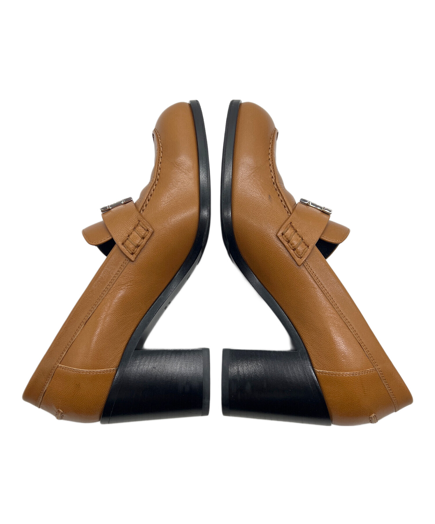 中古・古着通販】HERMES (エルメス) コンスタンスローファー ブラウン