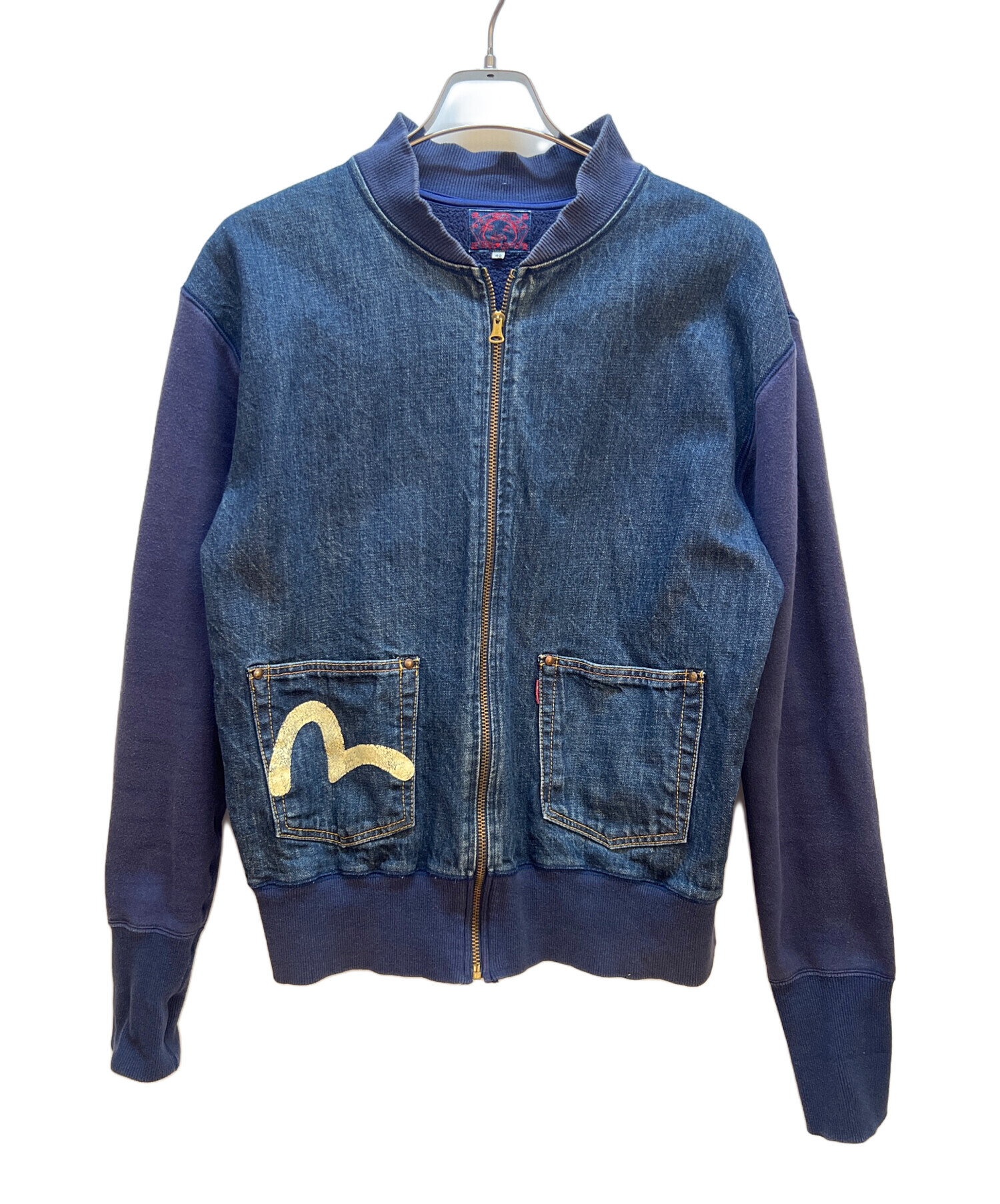 中古・古着通販】EVISU (エヴィス) デニムブルゾン インディゴ サイズ