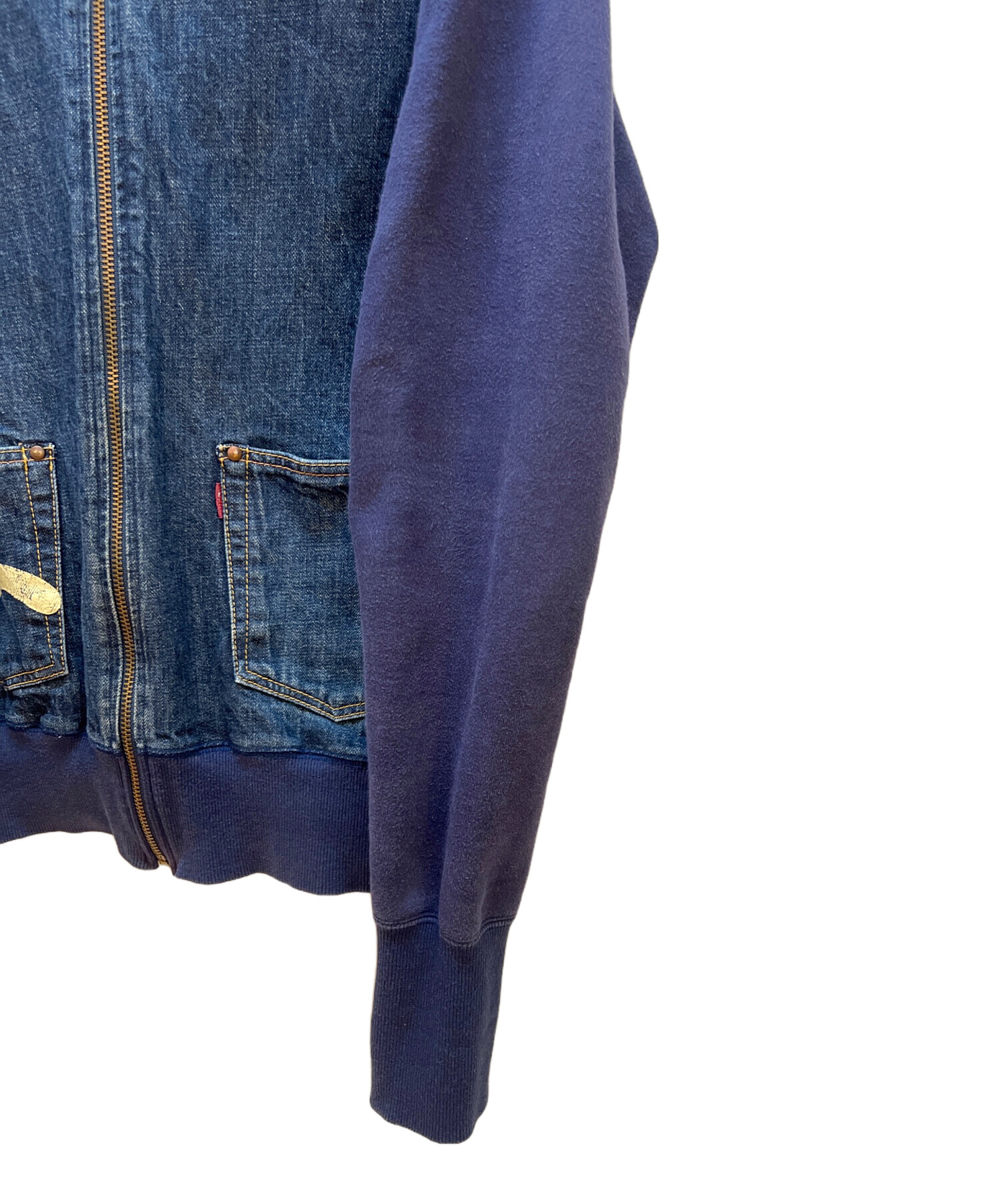 中古・古着通販】EVISU (エヴィス) デニムブルゾン インディゴ サイズ