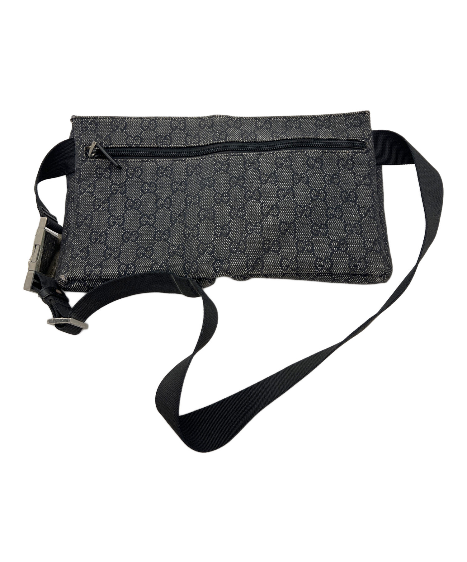 本物 GUCCI グッチ ウエストポーチ レアカラー 中古 グレー 正規品 中古・古着通販】GUCCI (グッチ) ウエストポーチ グレー｜ブランド