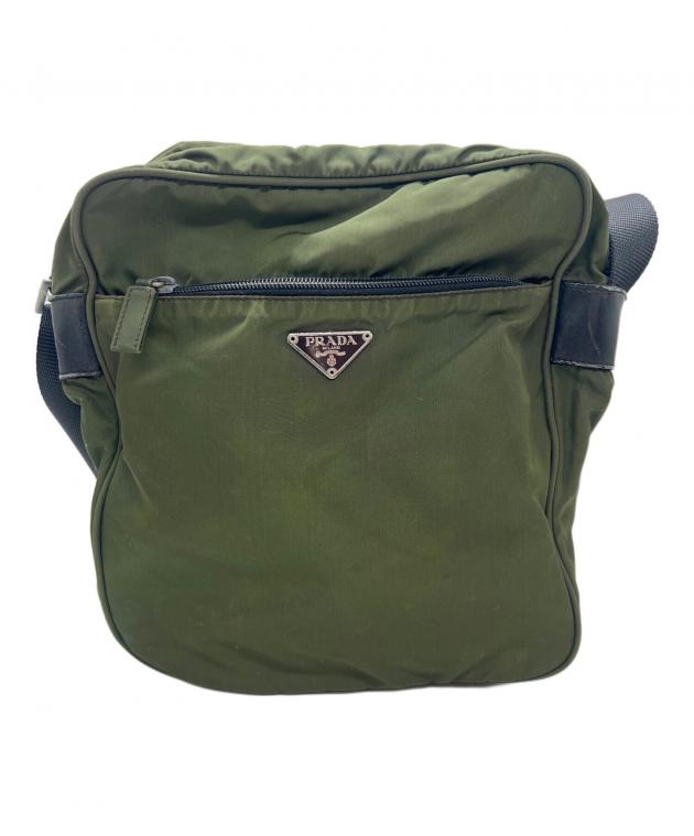 中古・古着通販】PRADA (プラダ) ショルダーバッグ グリーン｜ブランド