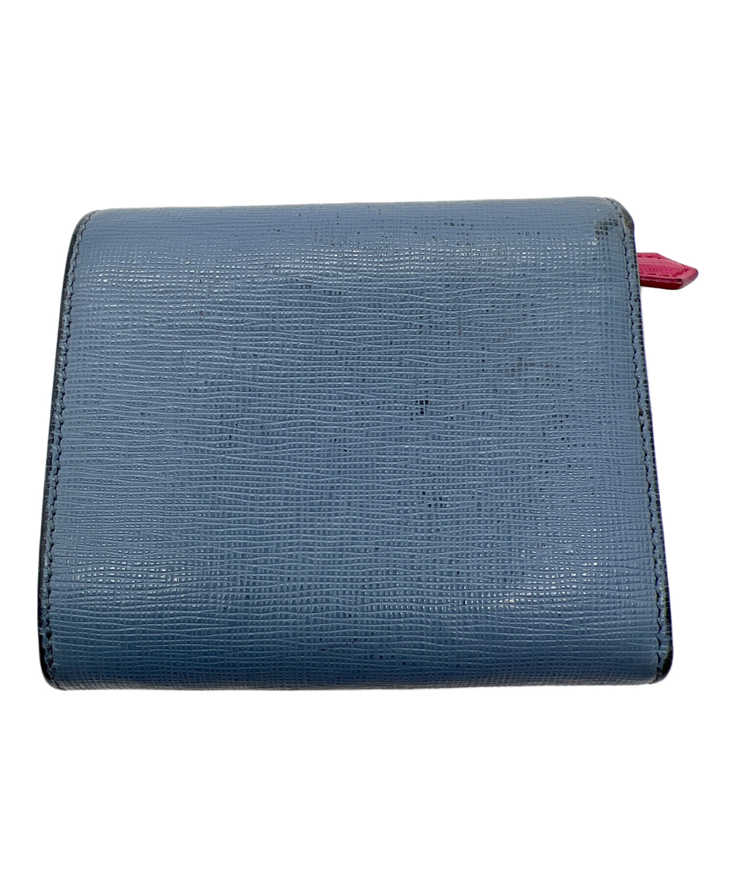 中古・古着通販】FENDI (フェンディ) 2つ折り財布 スカイブルー