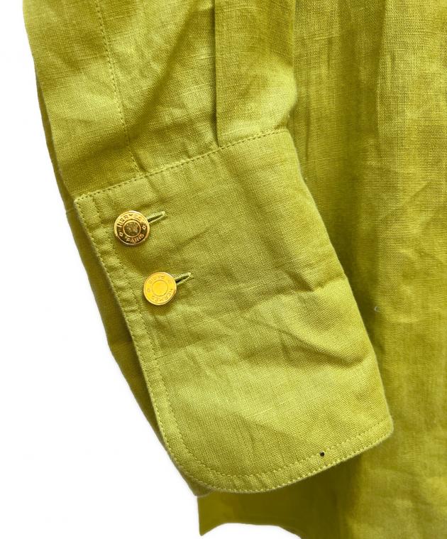 中古・古着通販】HERMES (エルメス) セリエボタン長袖リネンシャツ