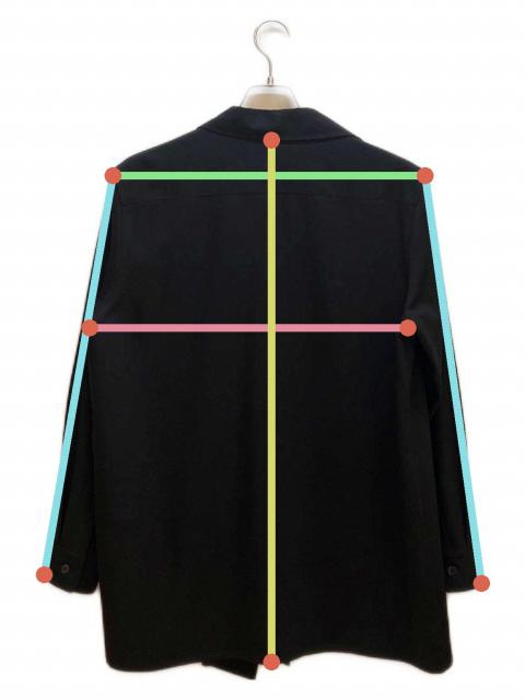 中古・古着通販】HERMES (エルメス) 長袖シャツ ブラック サイズ:42