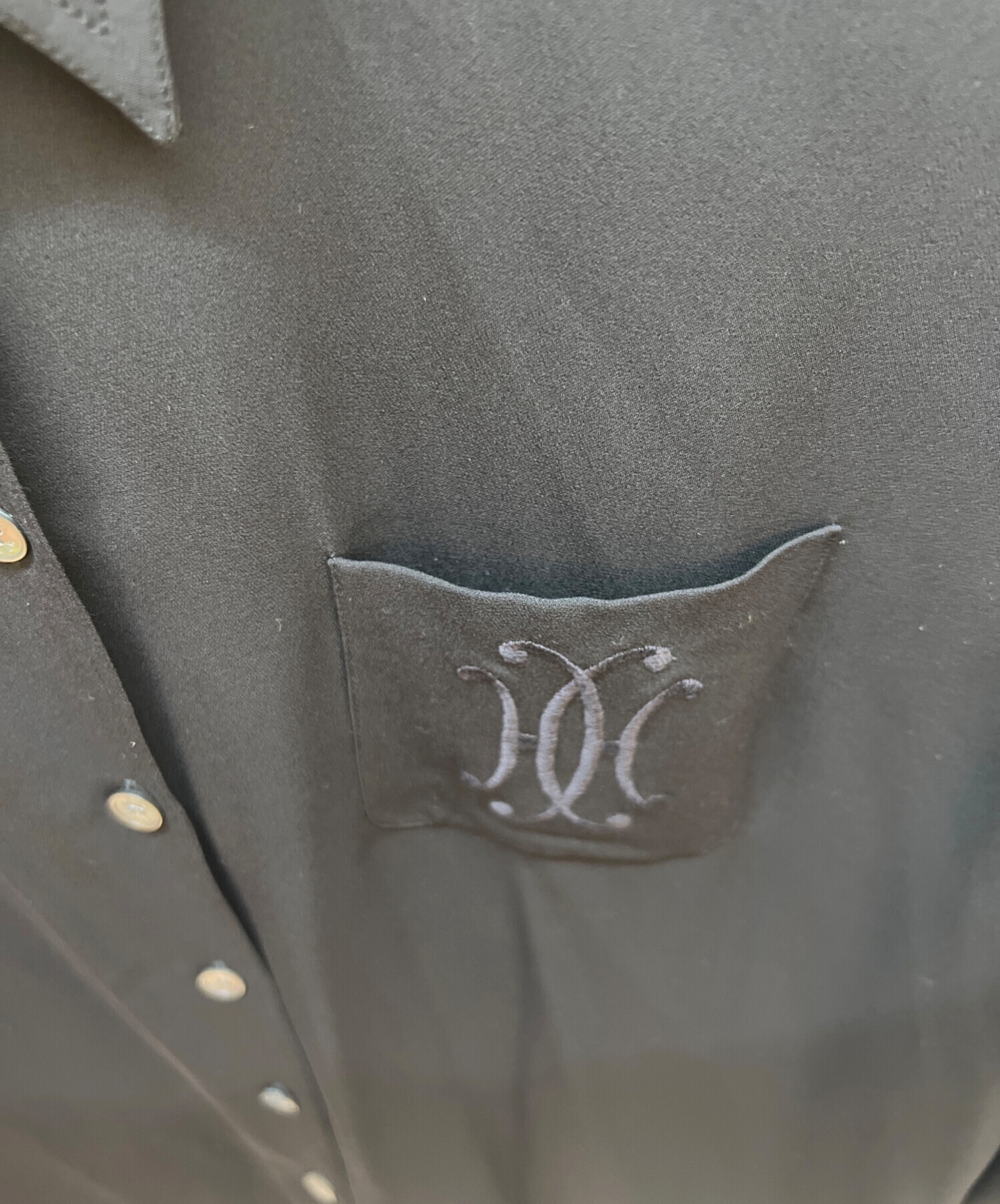 中古・古着通販】HERMES (エルメス) 長袖シャツ ブラック サイズ:44