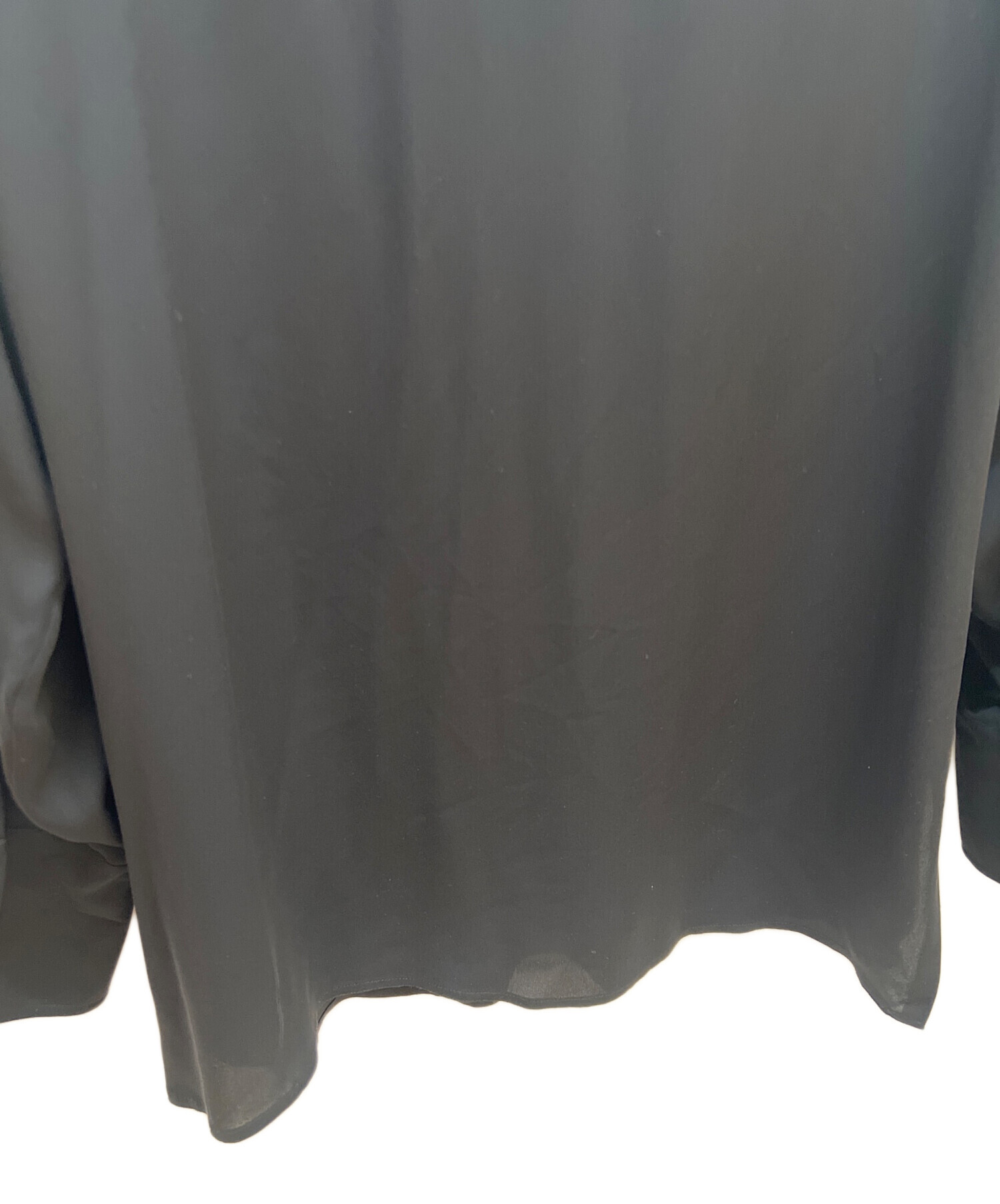 中古・古着通販】HERMES (エルメス) 長袖シャツ ブラック サイズ:44