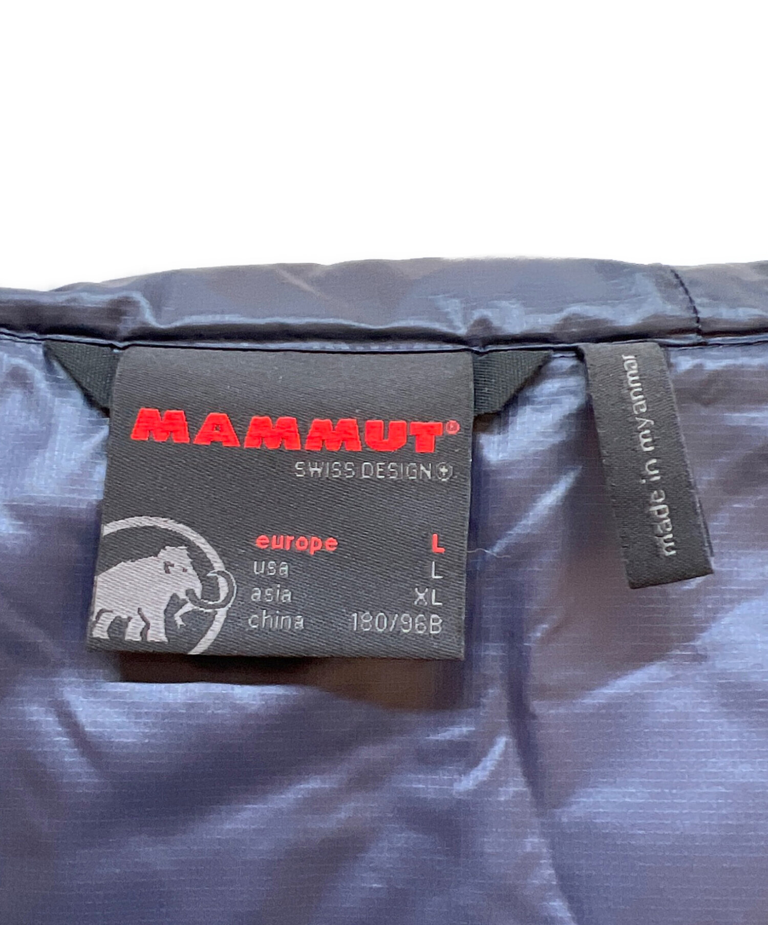 中古・古着通販】MAMMUT (マムート) ダウンジャケット ネイビー サイズ