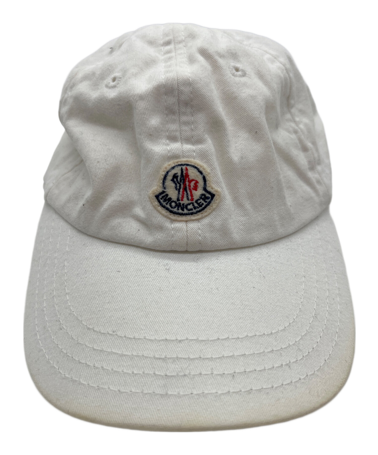 中古・古着通販】MONCLER (モンクレール) キャップ ホワイト｜ブランド