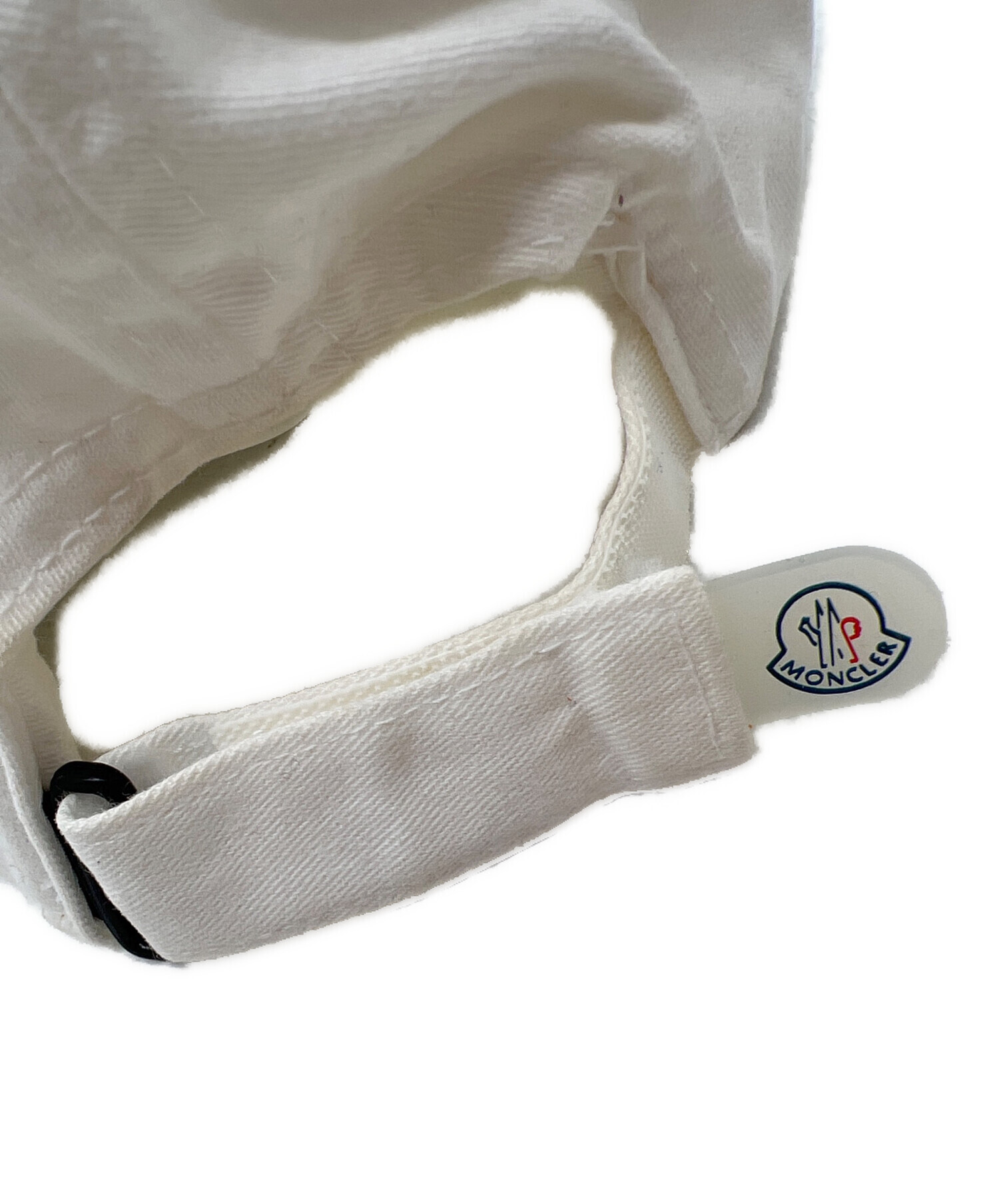 中古・古着通販】MONCLER (モンクレール) キャップ ホワイト｜ブランド