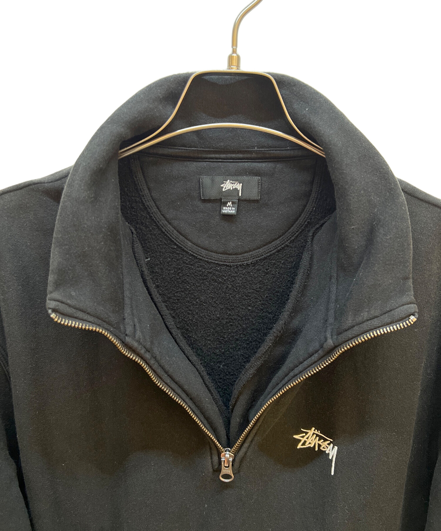 中古・古着通販】stussy (ステューシー) ハーフジップスウェット