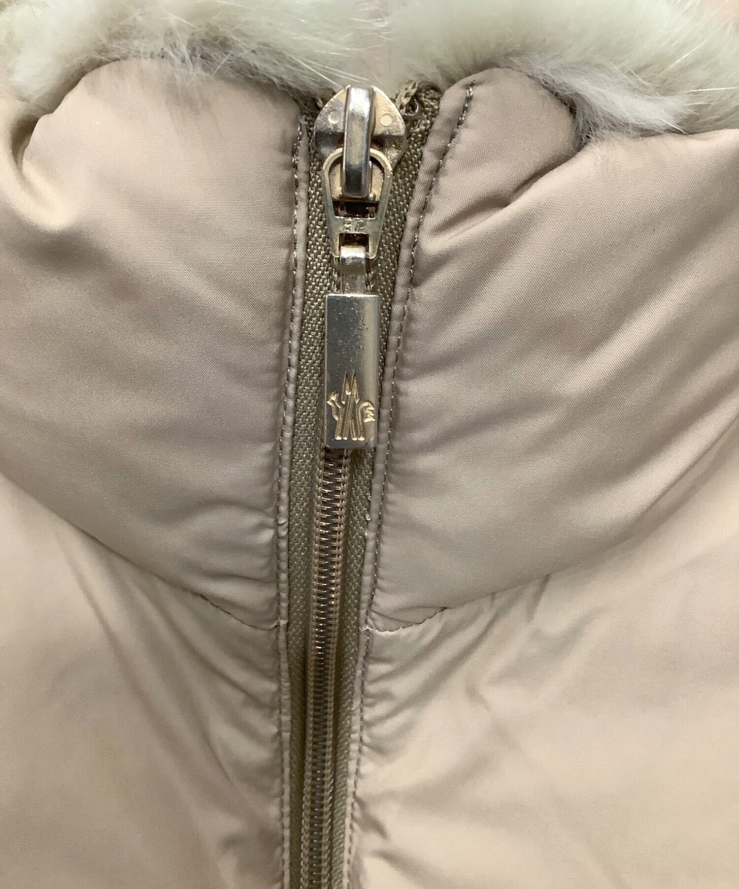 中古・古着通販】MONCLER (モンクレール) ダウンジャケット ベージュ