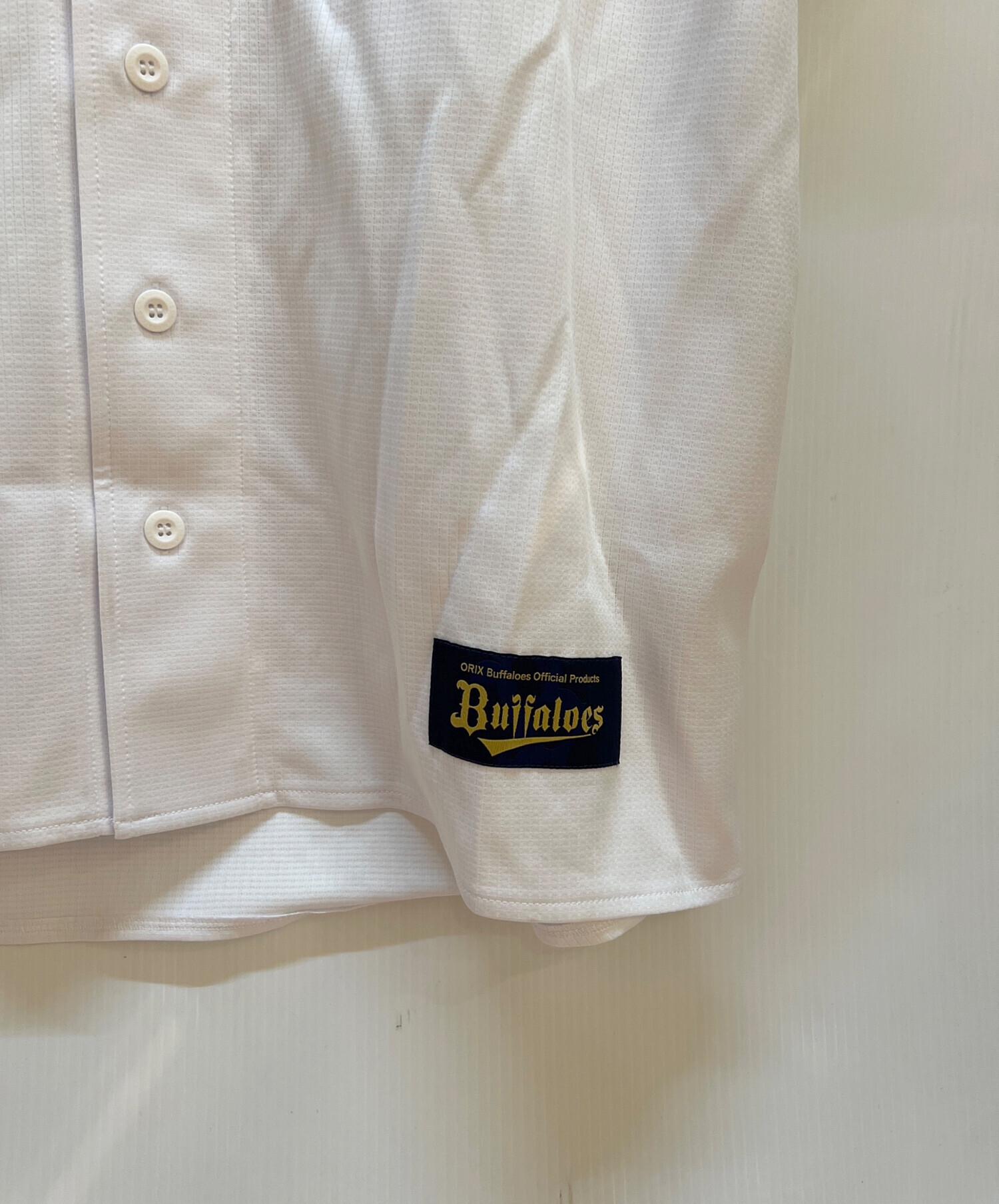【断捨離中】オリックス ユニフォーム L ホワイト　ナンバー無し 中古・古着通販】オリックス・バファローズ (オリックス・バファローズ