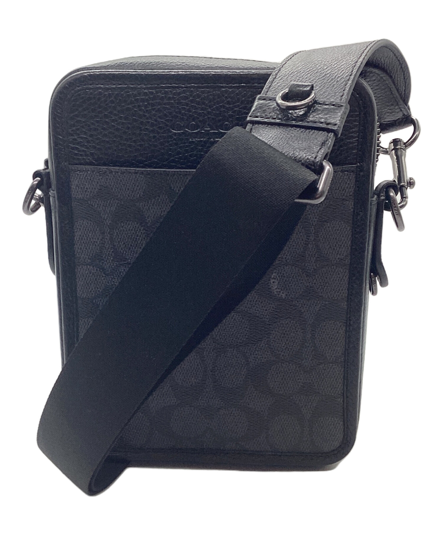 中古・古着通販】COACH (コーチ) クロスボディーバッグ ブラック