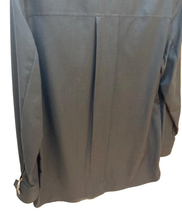 中古・古着通販】HERMES (エルメス) シャツジャケット ブラック サイズ