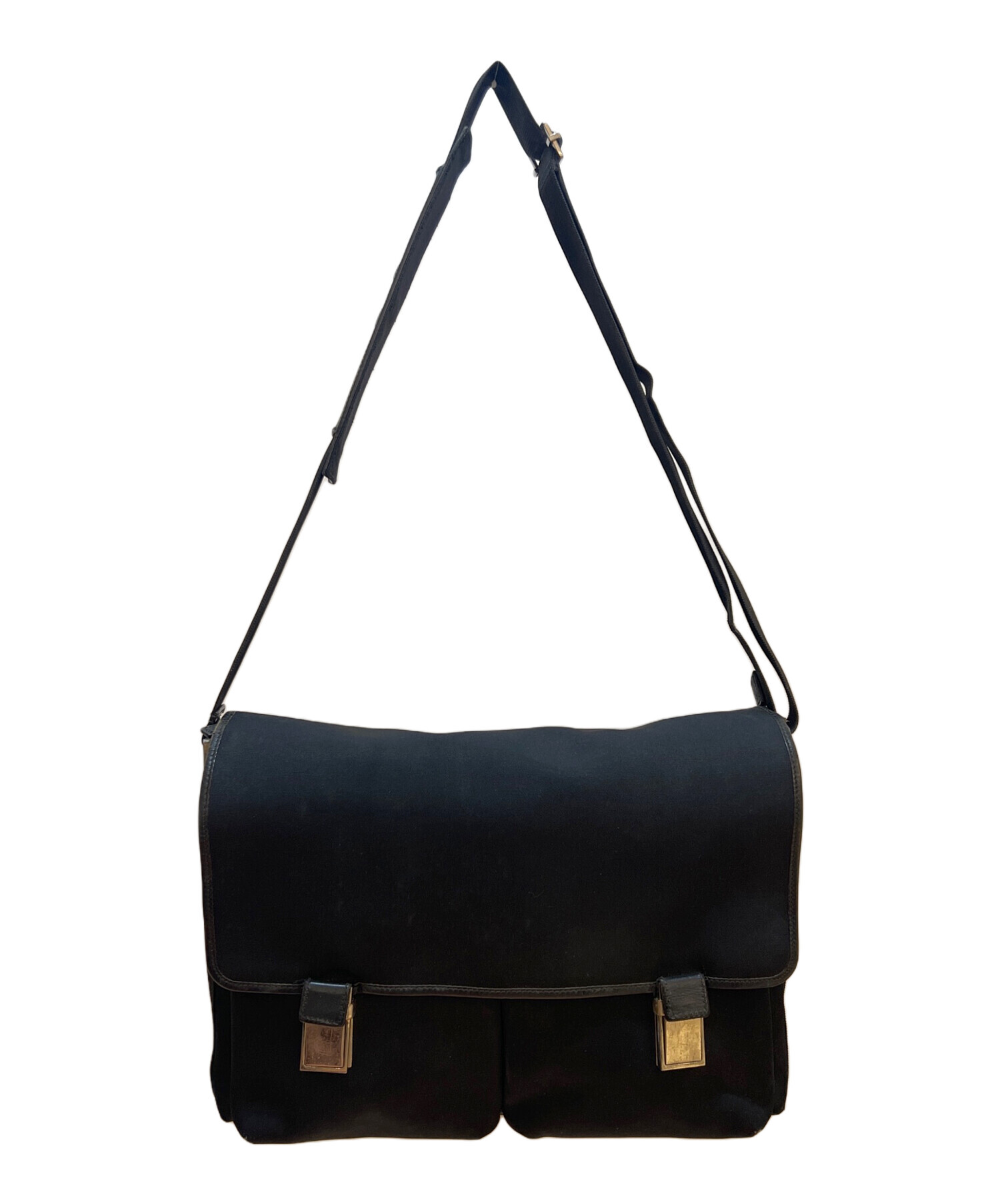 中古・古着通販】GUCCI (グッチ) ショルダーバッグ ブラック｜ブランド