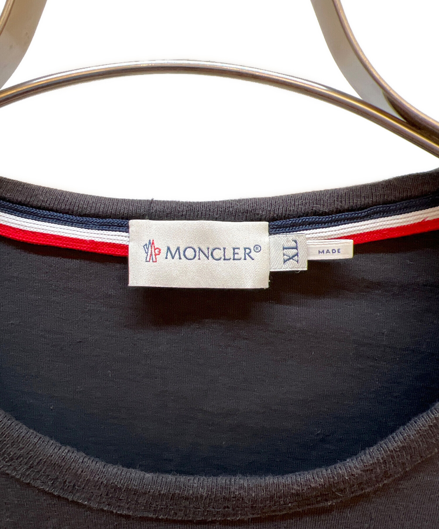 中古・古着通販】MONCLER (モンクレール) ポケットTシャツ グレー 