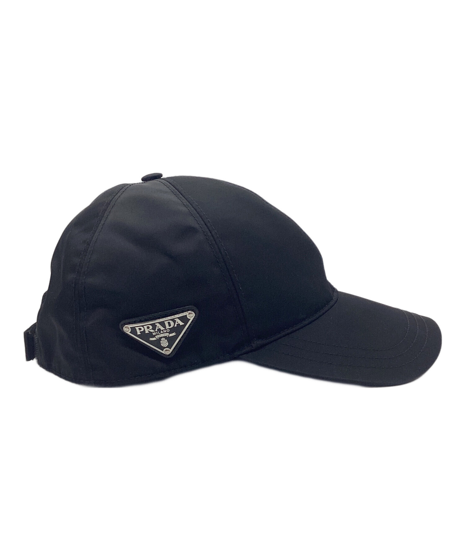 中古・古着通販】PRADA (プラダ) キャップ ブラック サイズ:M
