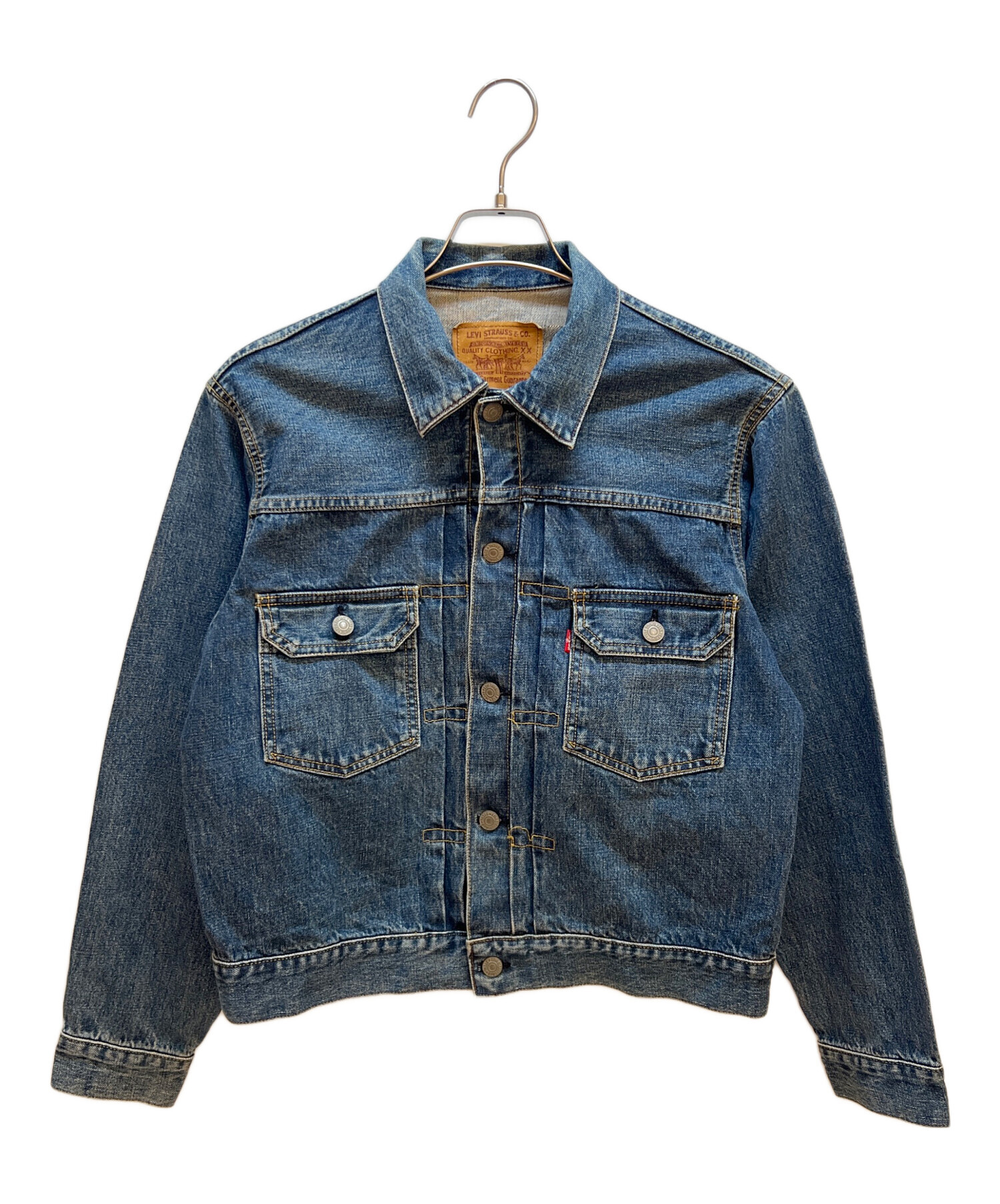 中古・古着通販】LEVI'S (リーバイス) デニムジャケット ブルー サイズ